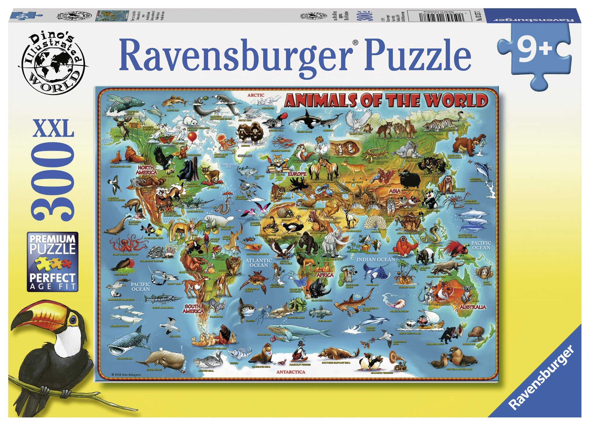 Ravensburger Animals Of The World 300 Piece - Toyworld Australia