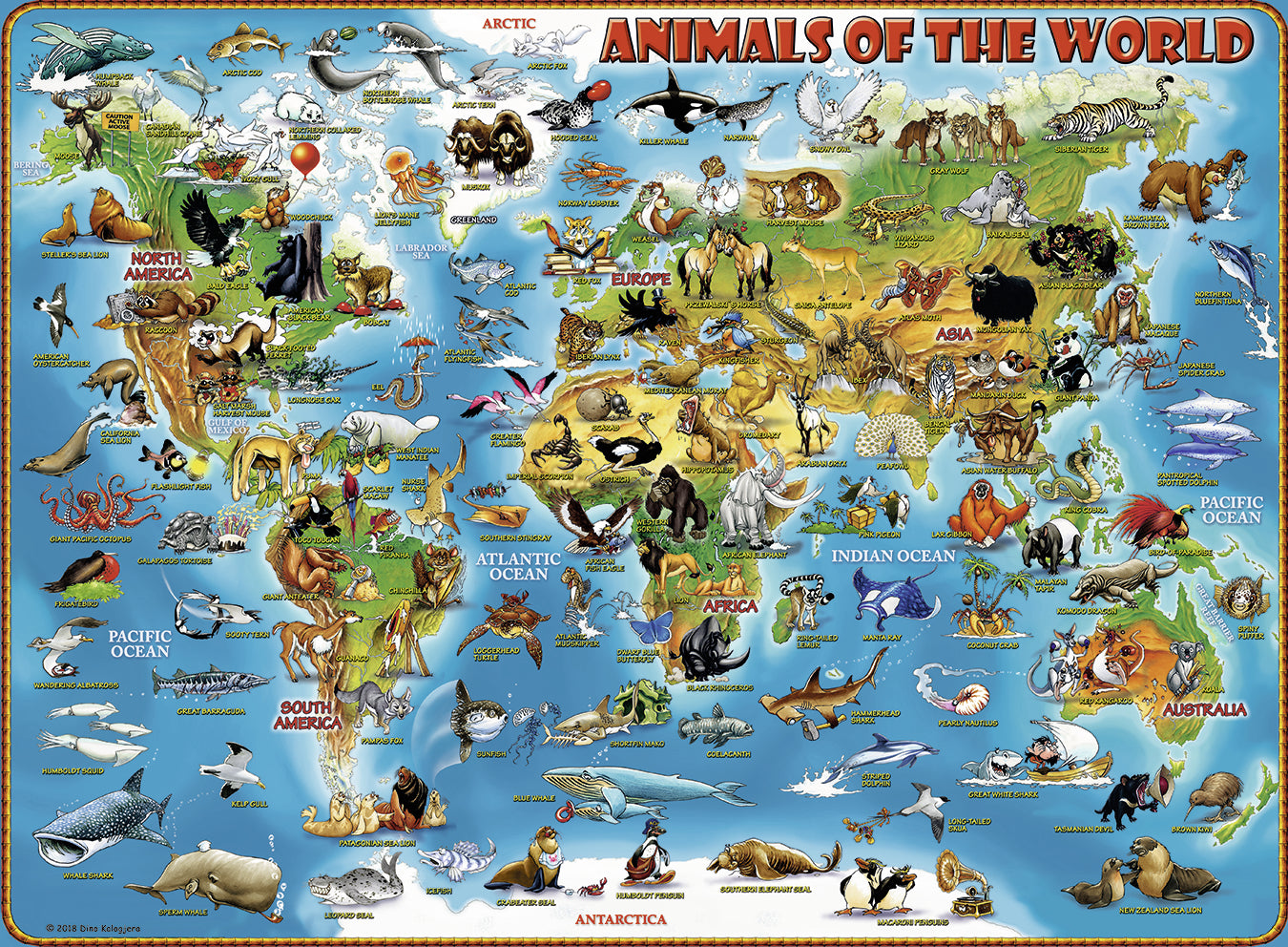 Ravensburger Animals Of The World 300 Piece - Toyworld Australia