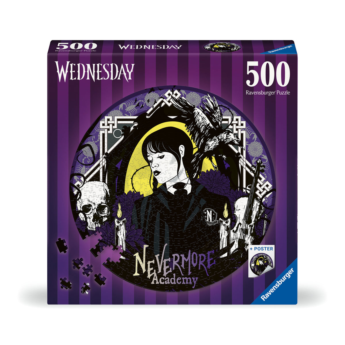 Ravensburger Puzzle Wednesday Nevermore 500 Piece
