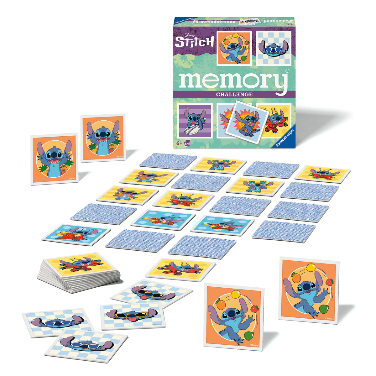 Ravensburger Puzzle Disney Stitch Challenge Memory Game
