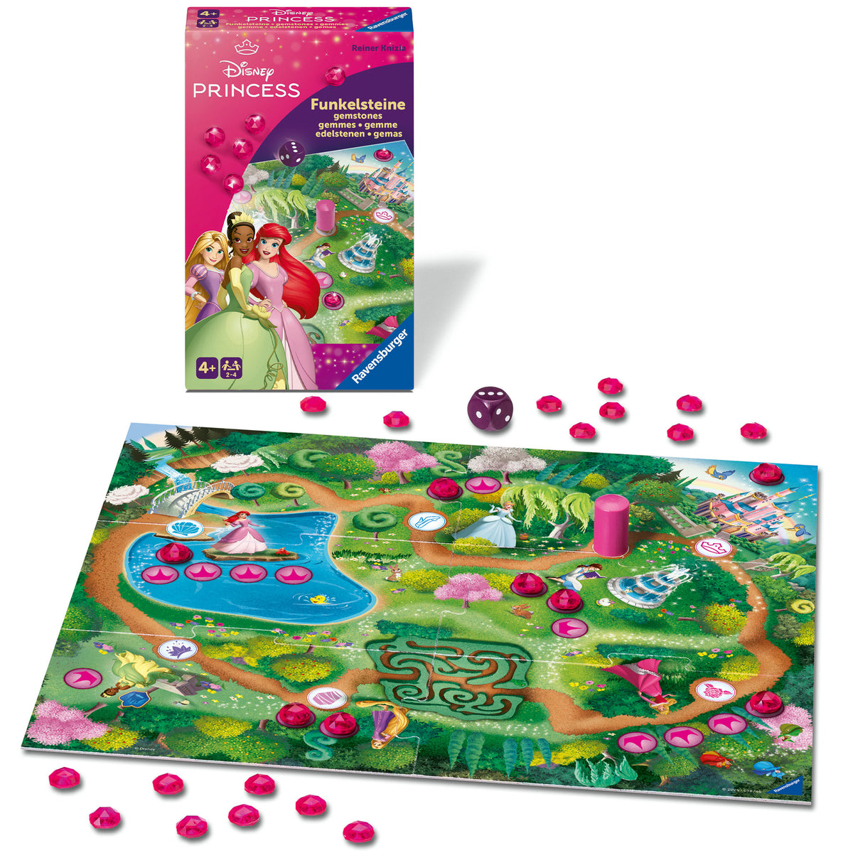 Ravensburger Disney Princess Gemstone Bringalong Game