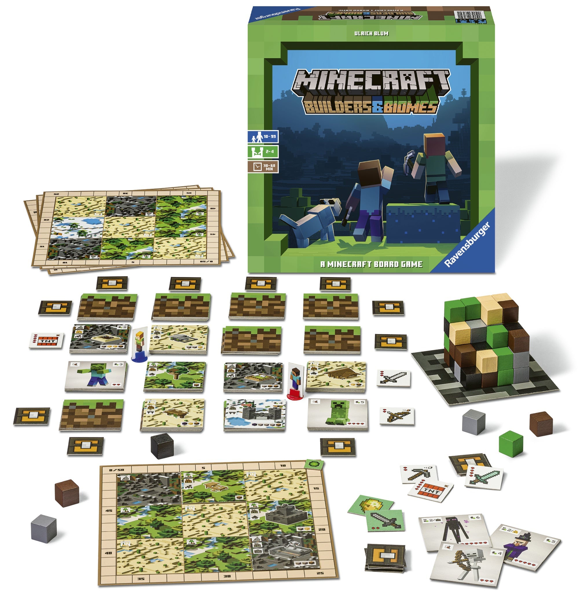 Ravensburger Minecraft Builders & Biomes Board Game