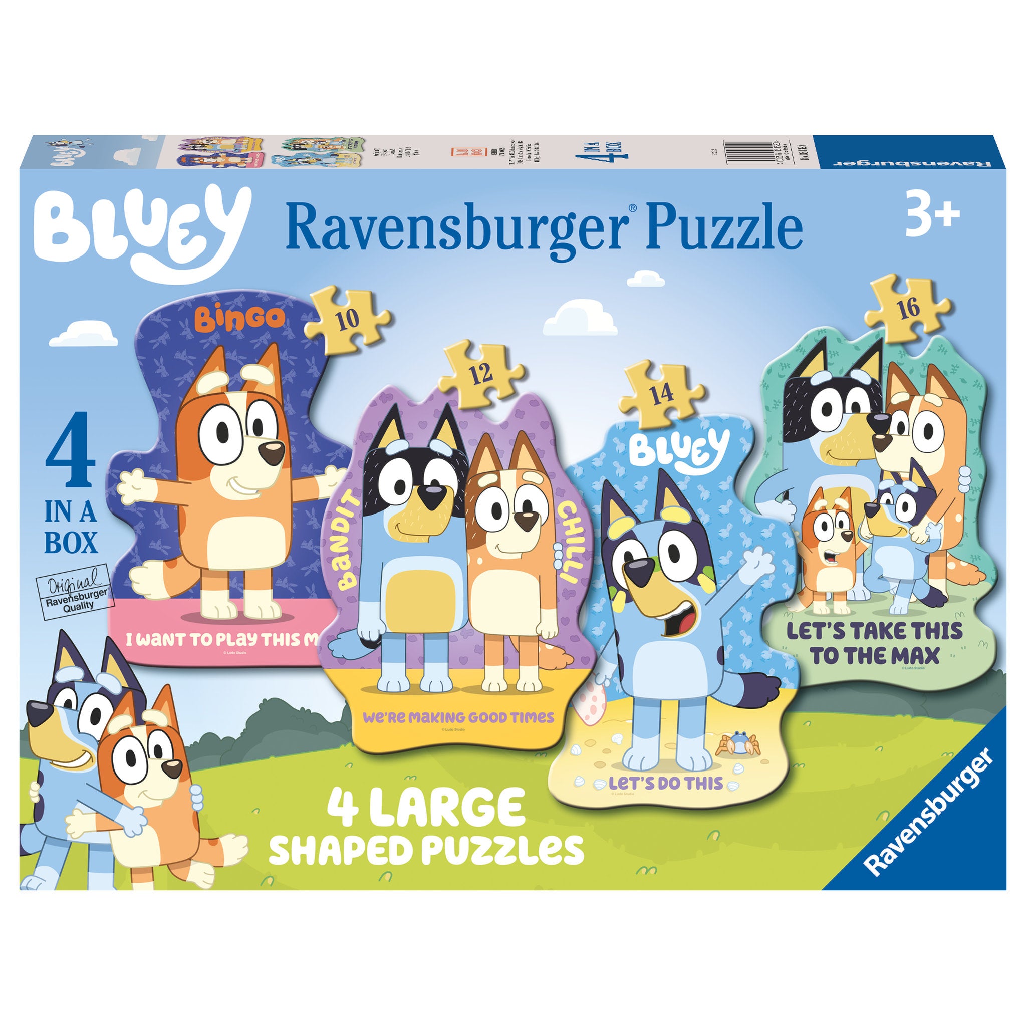 Ravensburger Puzzle Bluely Lets Do This Shape Puzzle