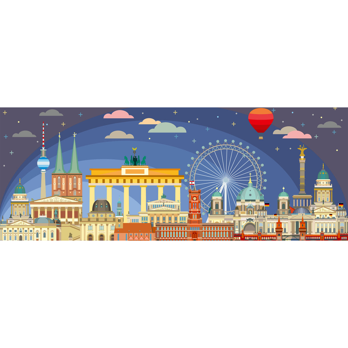Ravensburger Puzzle Berlin At Night 1000 Piece
