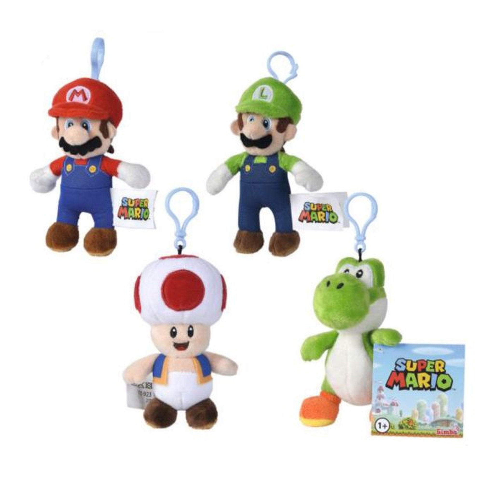 Super Mario Key Rings Assorted Styles