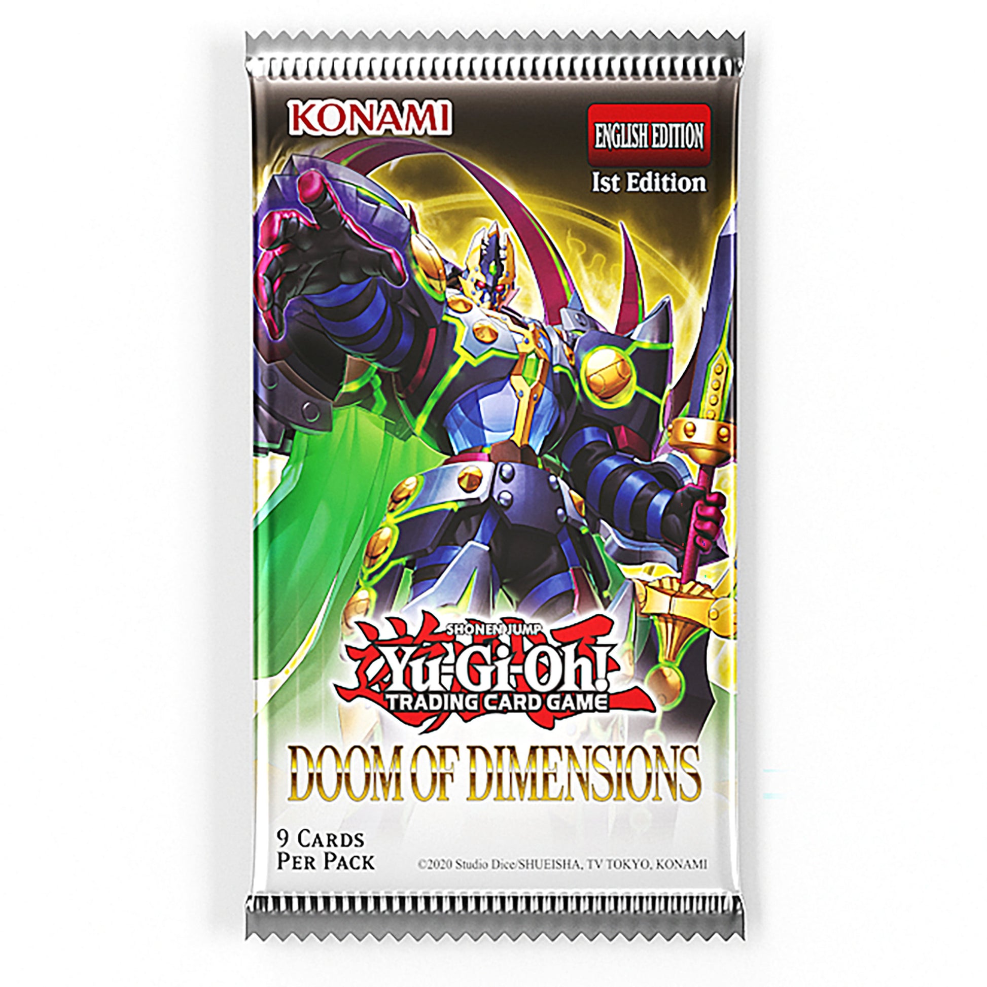 Yu-Gi-Oh! Card Game Doom Of Dimensions - Booster Pack - Toyworld Australia