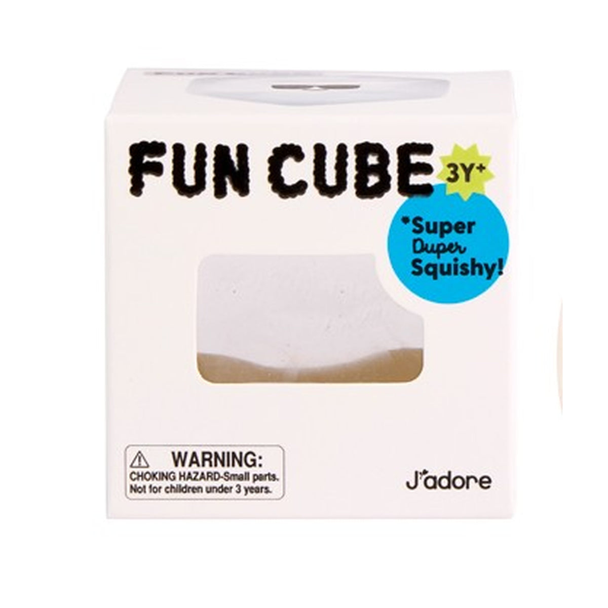 J'adore Fun Ice Cube Squishy - Clear