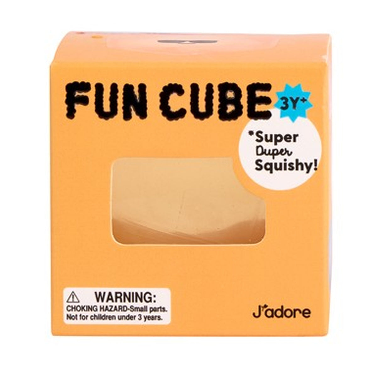 J'adore Fun Ice Cube Squishy - Orange