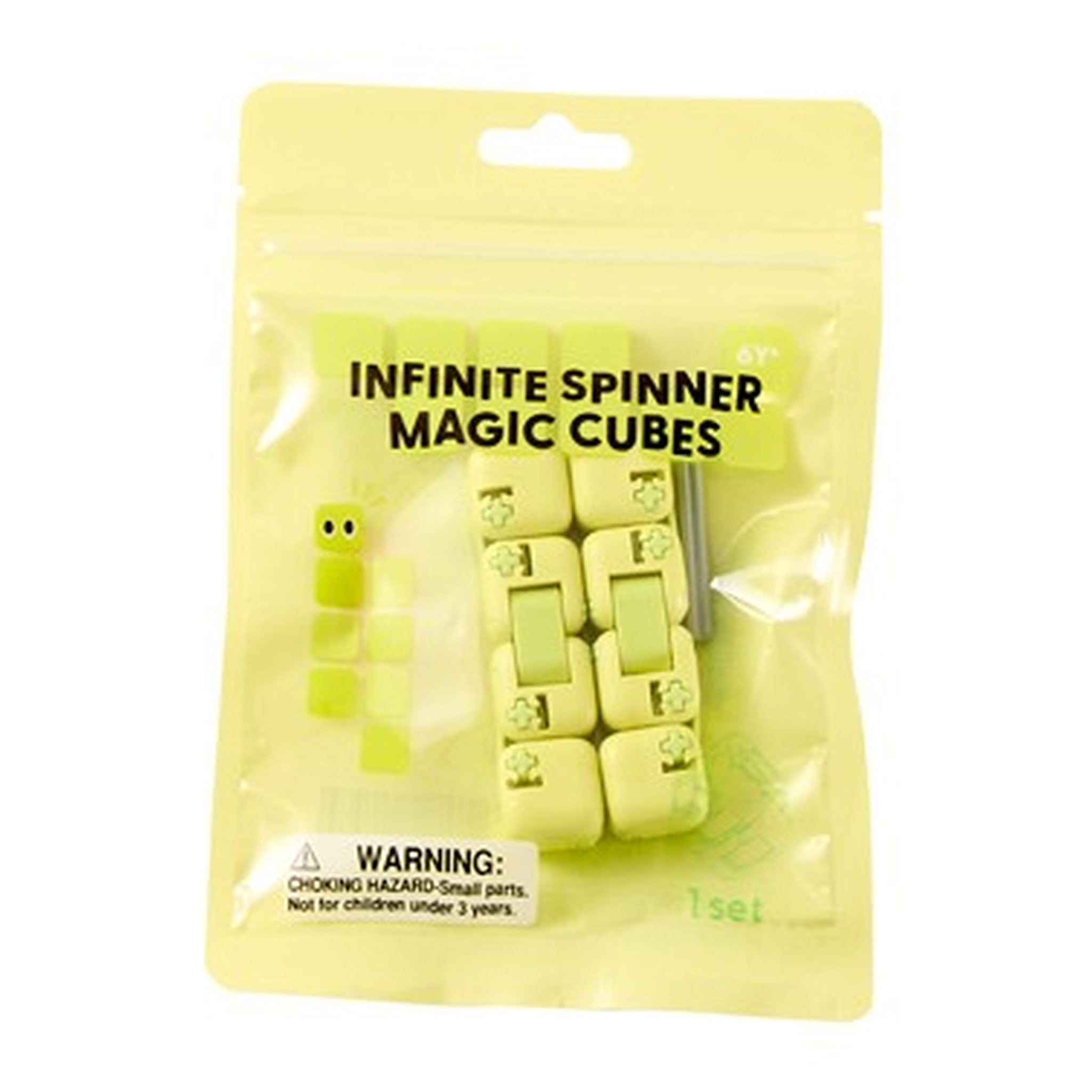J'adore Infinite Spinner Magic Cubes - Green