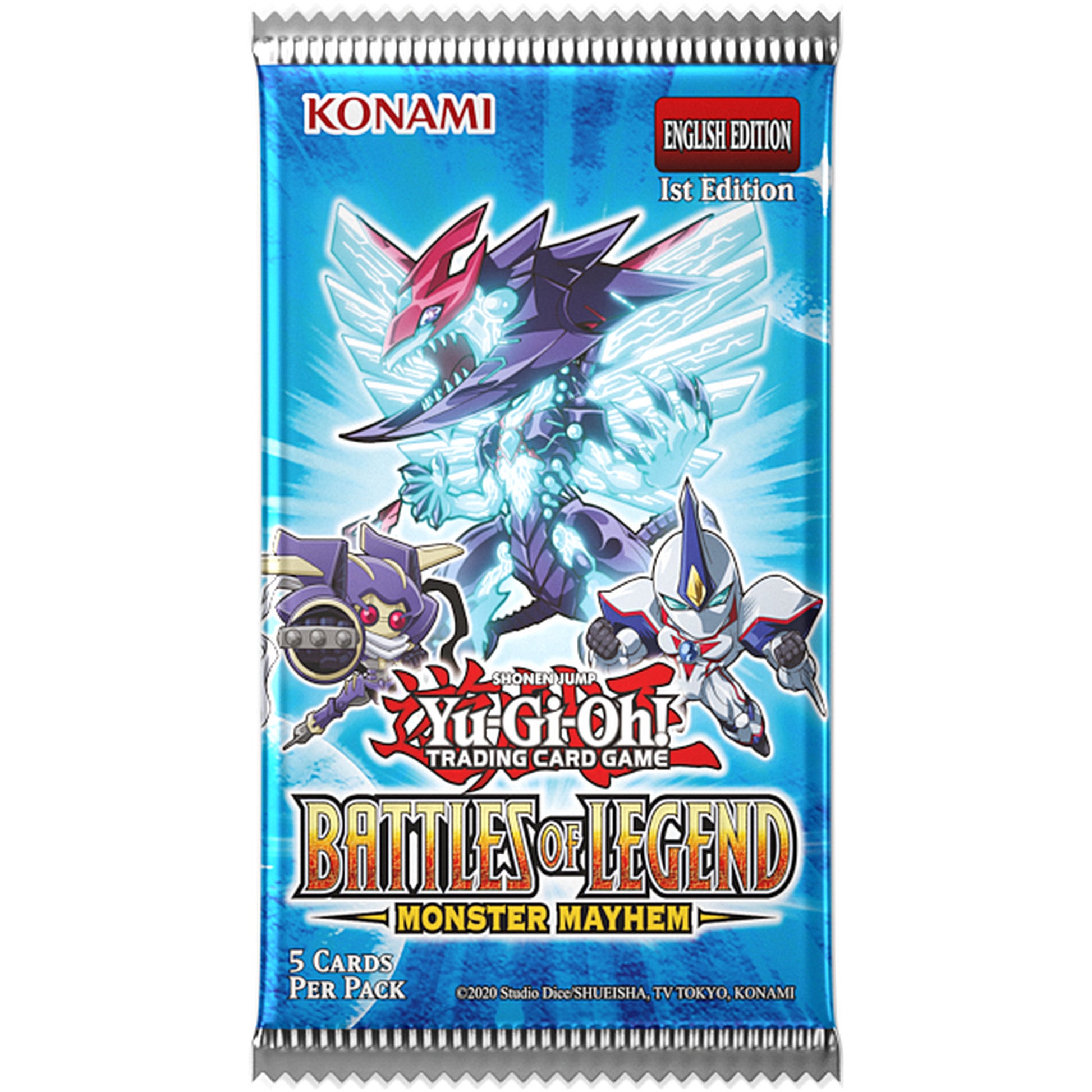 Yu-Gi-Oh! Card Game Battles of Legend Monster Mayhem - Booster Pack Assorted Styles - Toyworld Australia