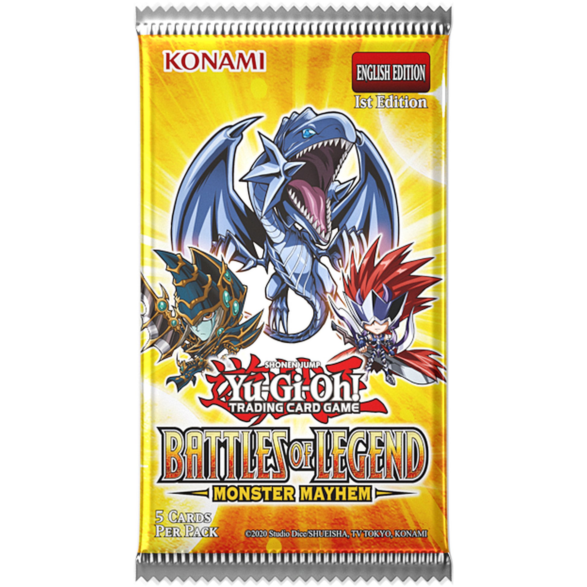 Yu-Gi-Oh! Card Game Battles of Legend Monster Mayhem - Booster Pack Assorted Styles - Toyworld Australia