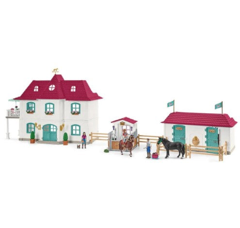 Schleich Horse Club Lakeside Country House And Stable Set - Toyworld Australia