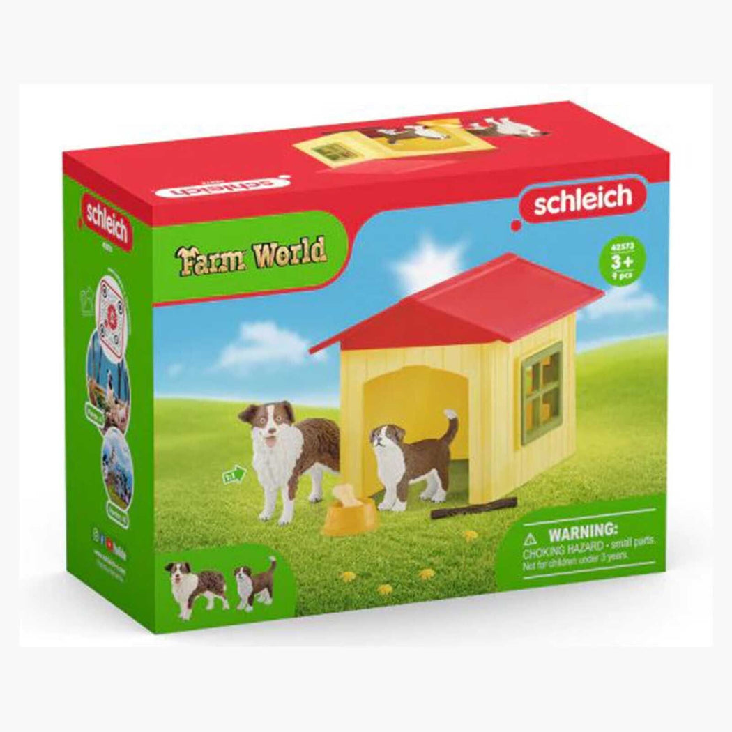 Schleich Farm World Friendly Dog House Set - 1