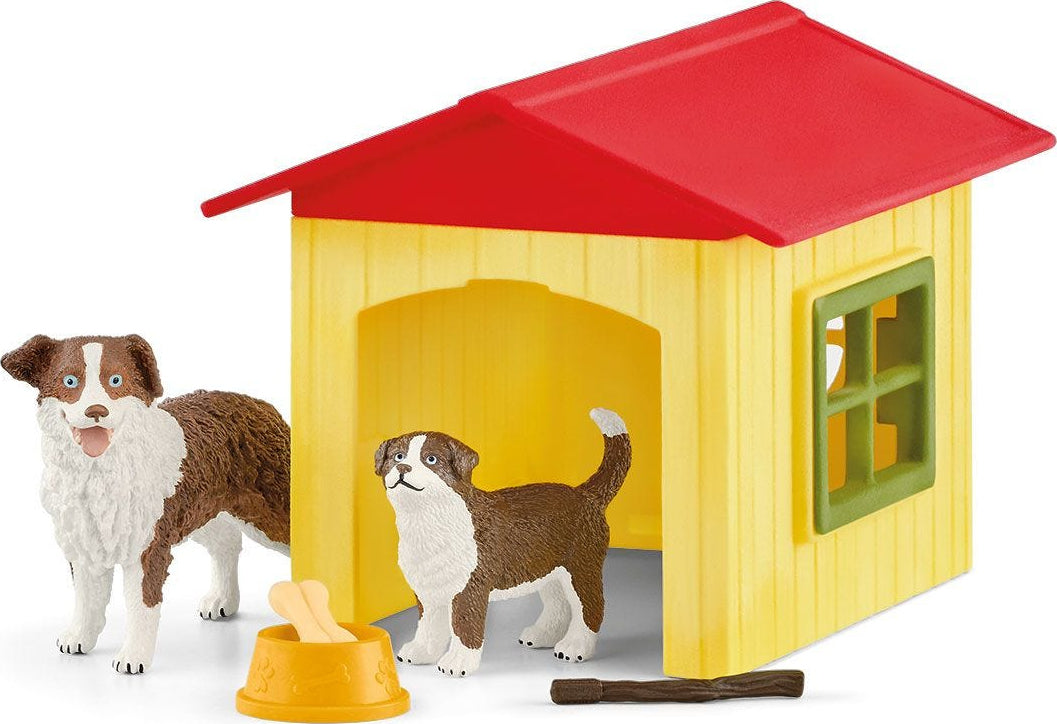 Schleich Farm World Friendly Dog House Set