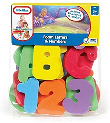 LITTLE TIKES BATH LETTERS AND NUMBERS