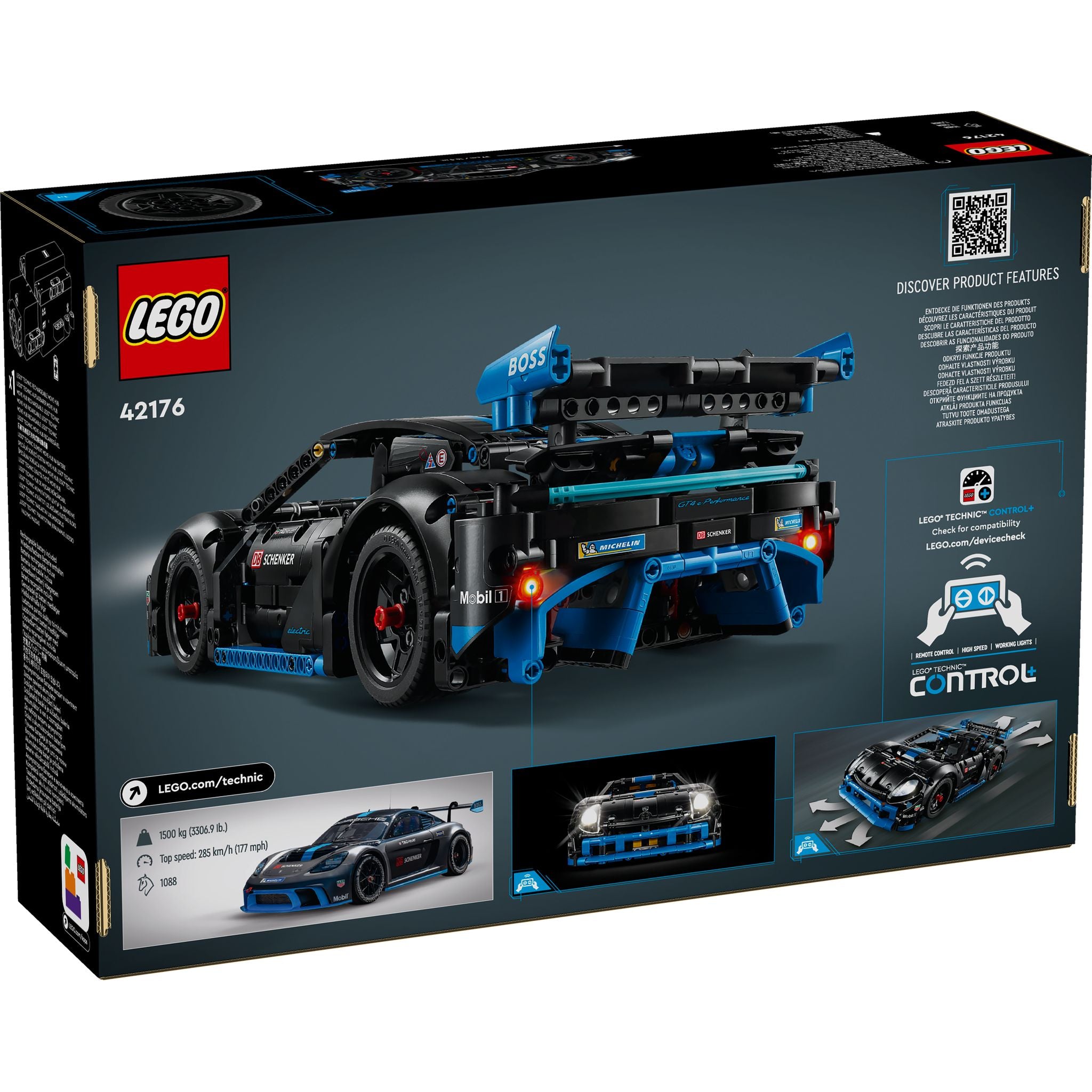 LEGO 42176 Technic Porsche GT4 E-Performance Race Car