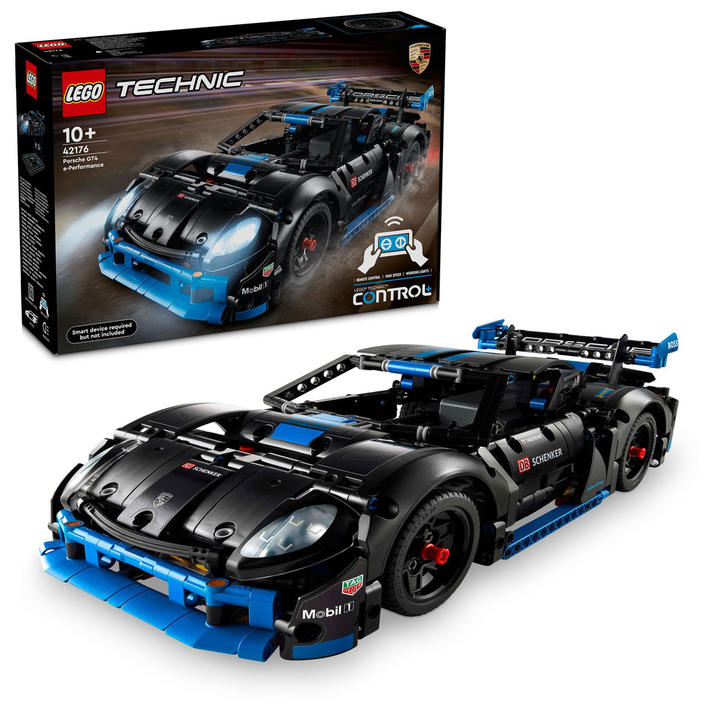 Block Racing Dynamic Lego LEGO 42176 Technic Porsche GT4 E-Performance Race Car – Toyworld Australia