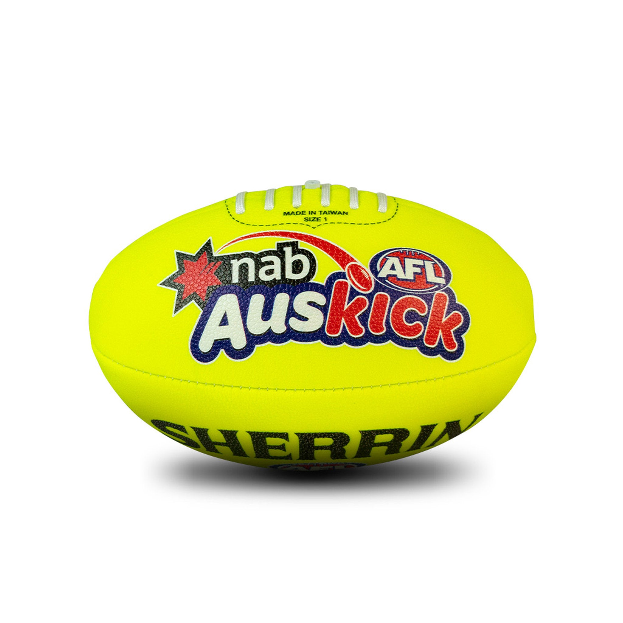 Sherrin AFL Auskick Soft Grip Size 1 Yellow
