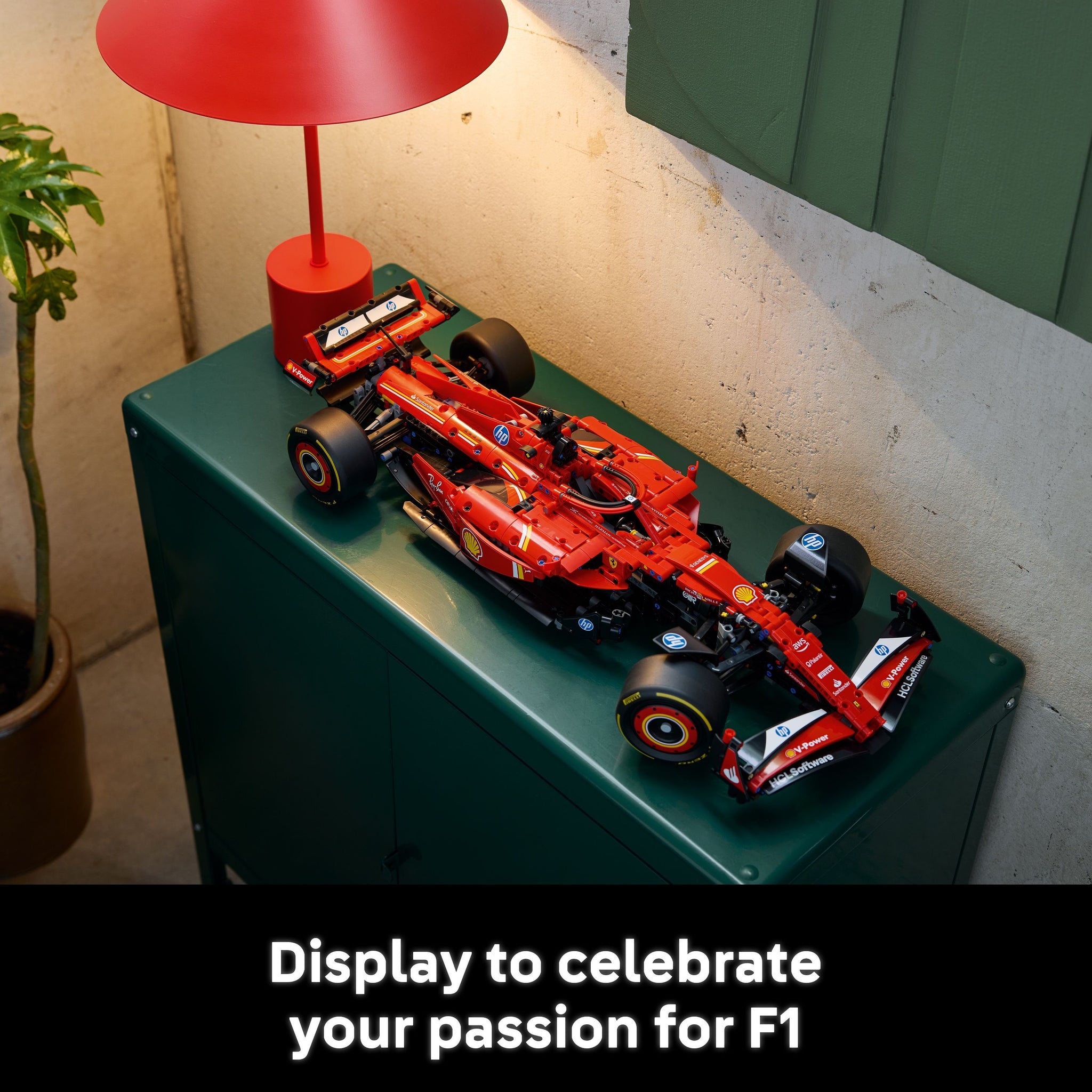 Tableau mural d'affichage Lego Technic Ferrari SF-24 F1 42207 - Crochet Tableau mural d'affichage Lego Technic Ferrari SF-24 F1 42207 - Crochet