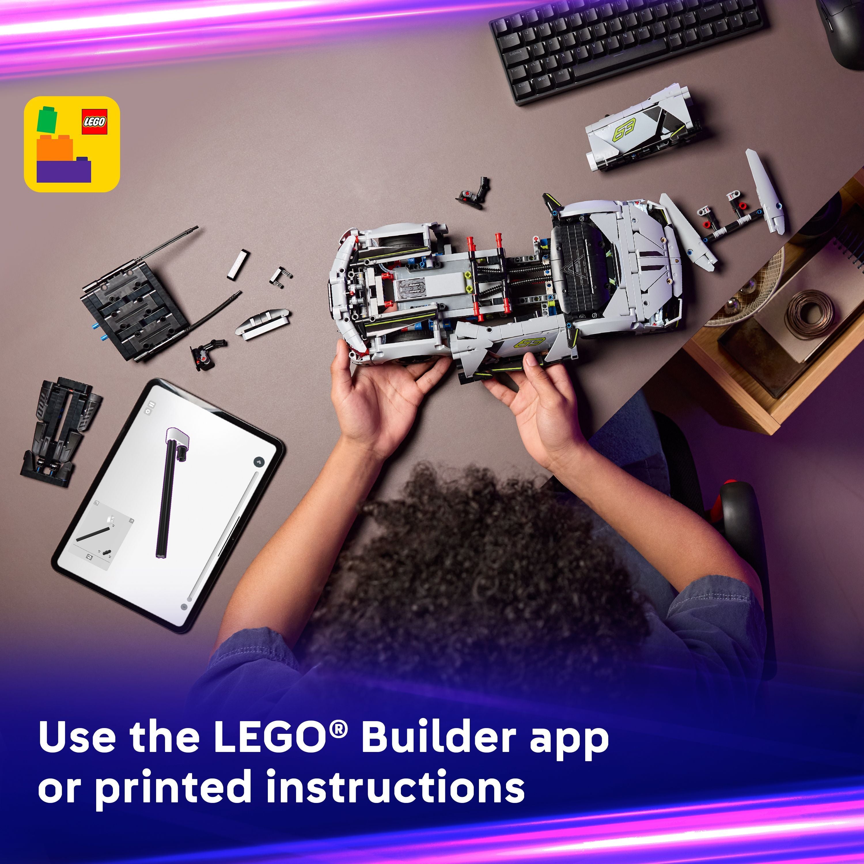 LEGO 42214 Technic Lamborghini Revuelto Super Sports Car