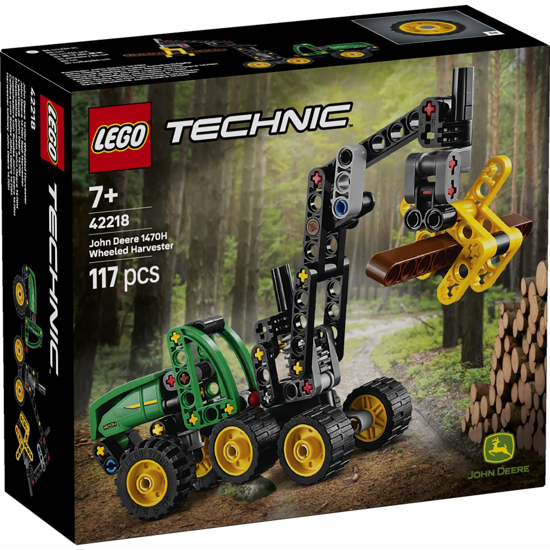LEGO 42218 Technic John Deere 1470H Wheeled Harvester - Toyworld Australia