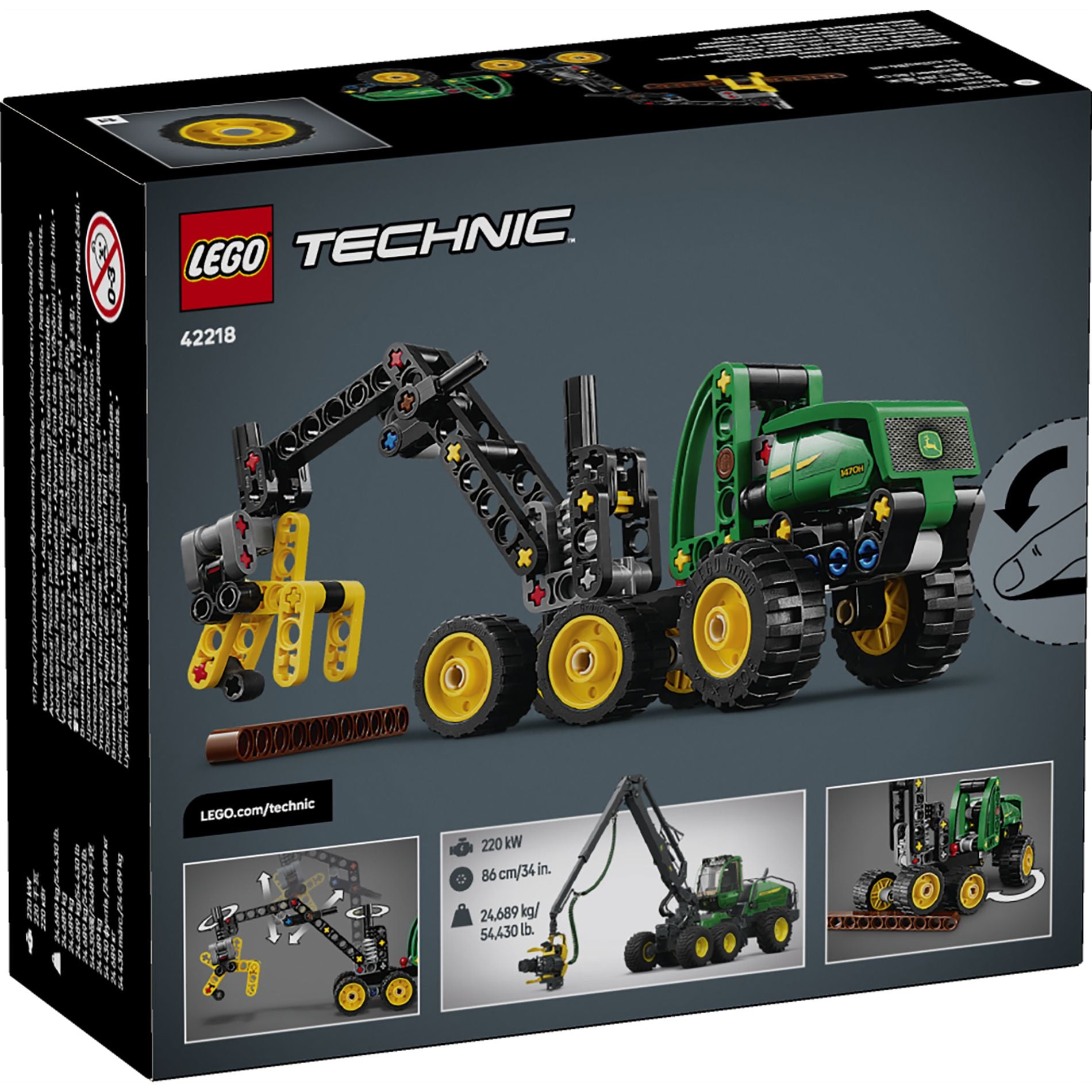 LEGO 42218 Technic John Deere 1470H Wheeled Harvester - Toyworld Australia