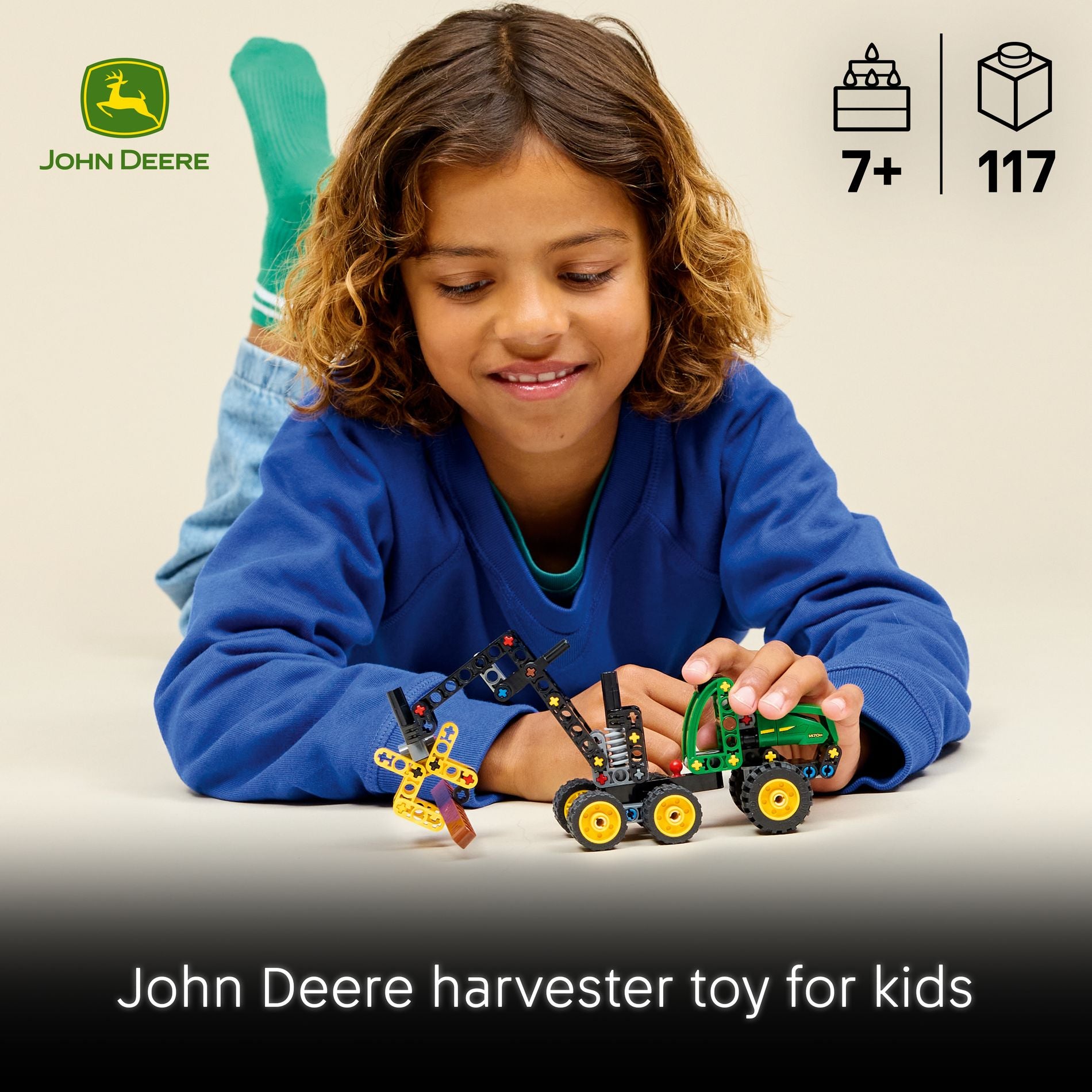LEGO 42218 Technic John Deere 1470H Wheeled Harvester - Toyworld Australia
