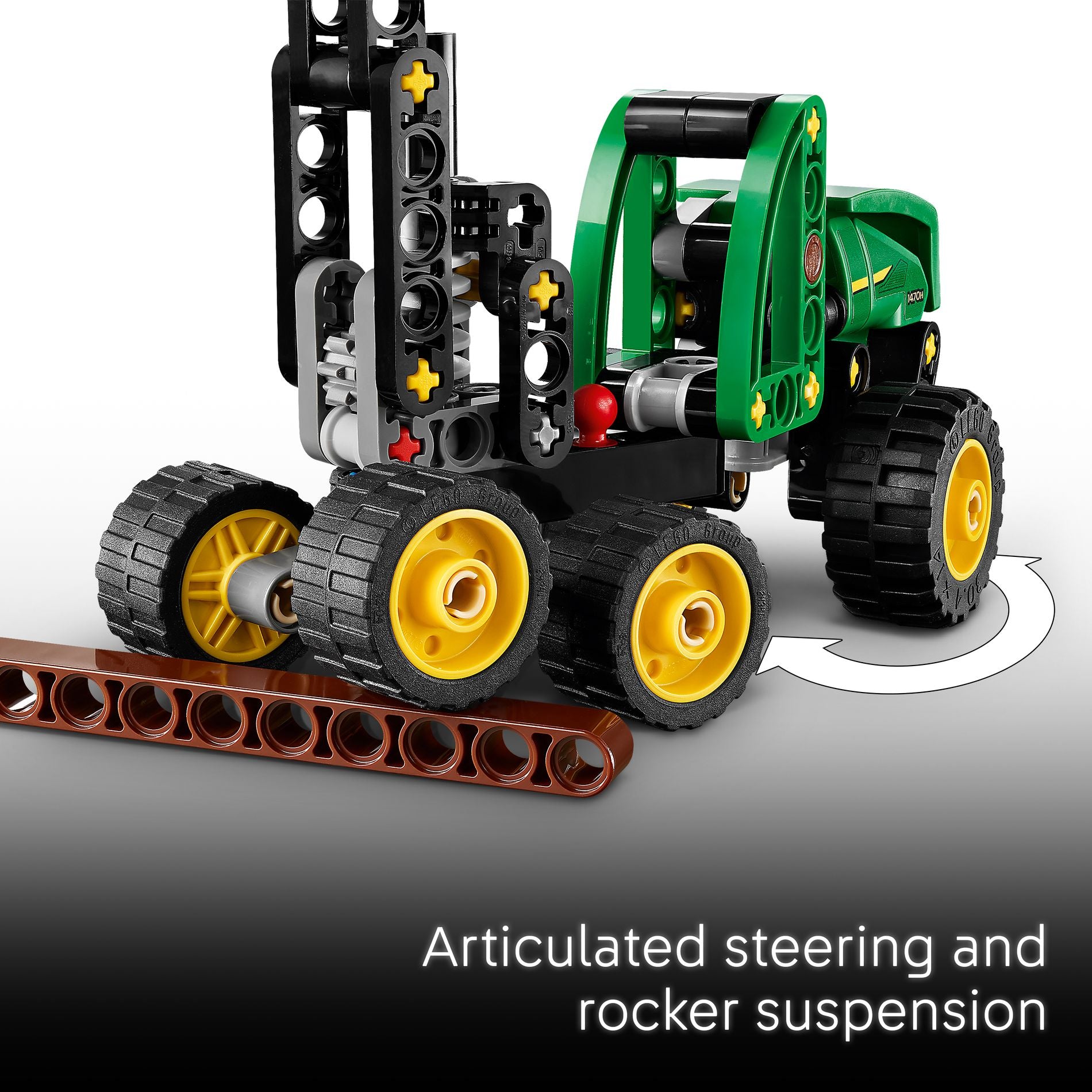 LEGO 42218 Technic John Deere 1470H Wheeled Harvester - Toyworld Australia