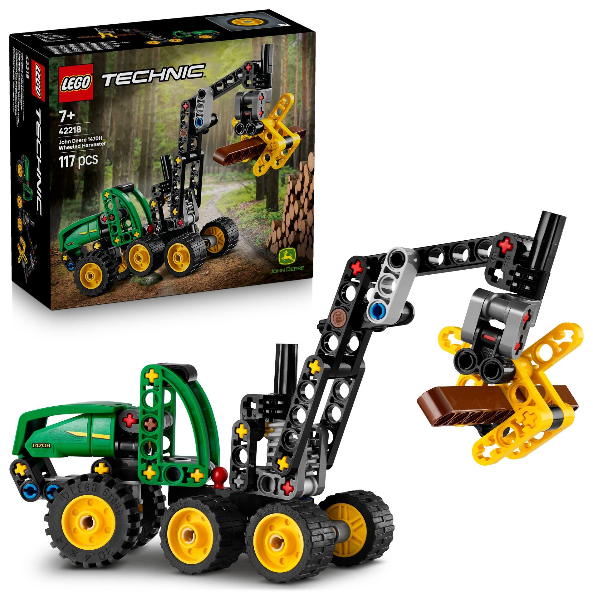 LEGO 42218 Technic John Deere 1470H Wheeled Harvester - Toyworld Australia
