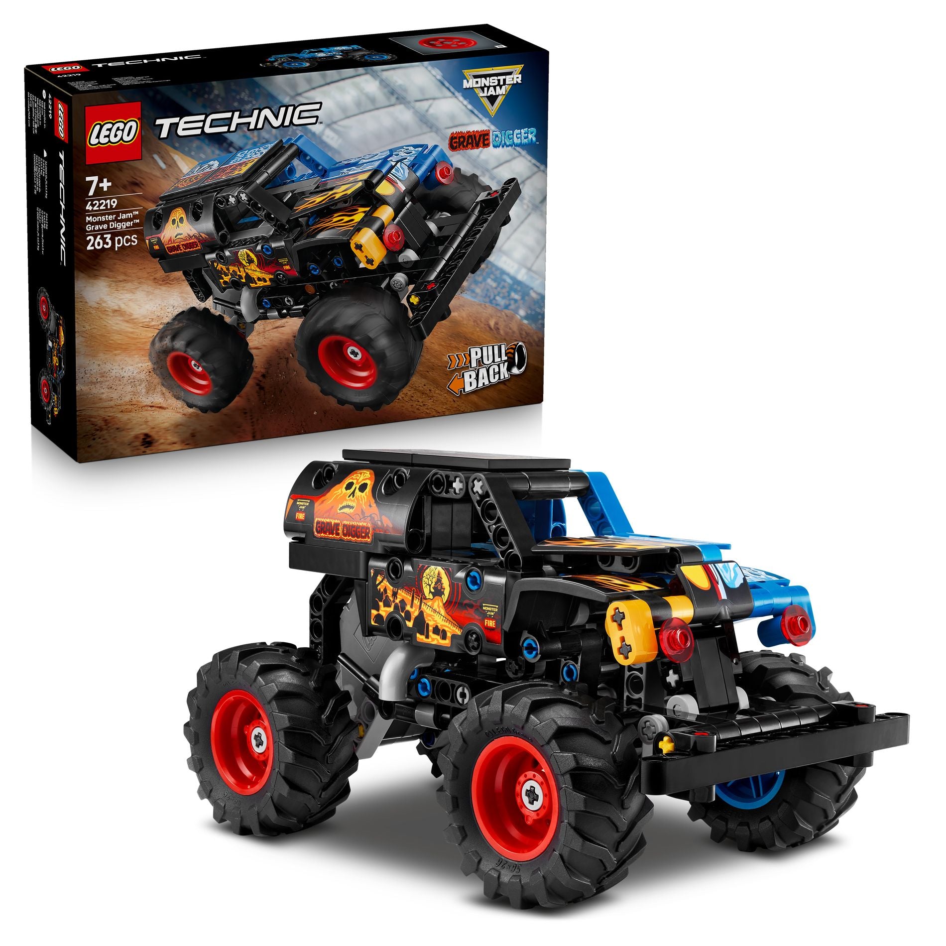LEGO 42219 Technic Monster Jam Grave Digger Fire and Ice