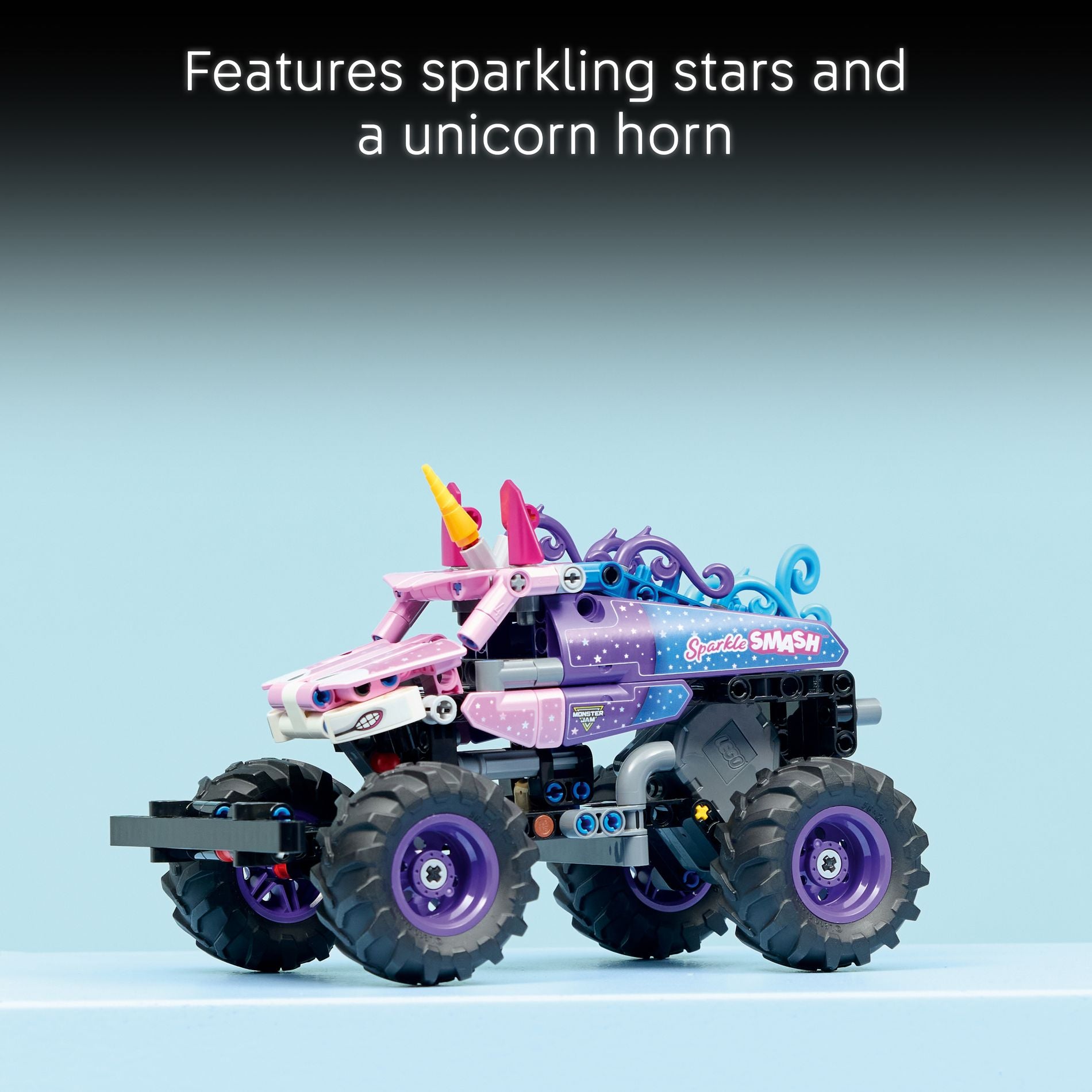 LEGO 42220 Technic Monster Jam  Sparkle Smash Pull-Back - Toyworld Australia