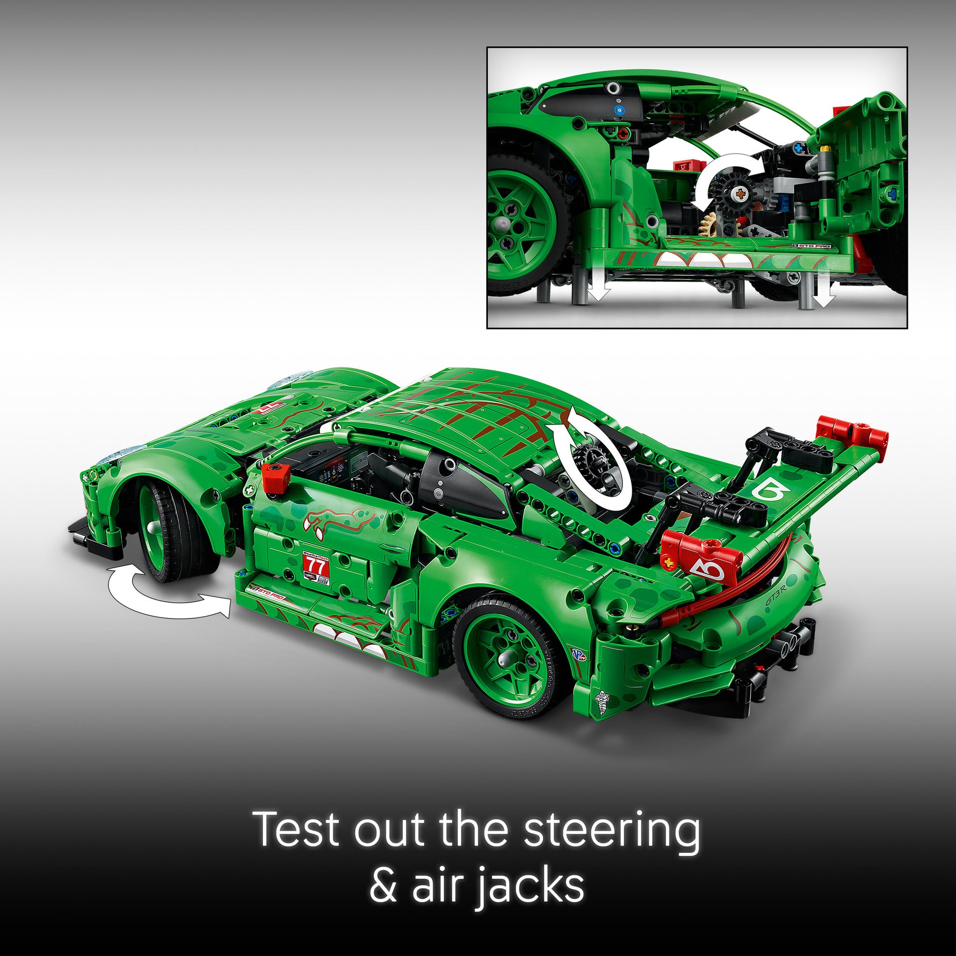 LEGO 42224 Technic Porsche 911 GT3 R REXY AO Racing Car - Toyworld Australia