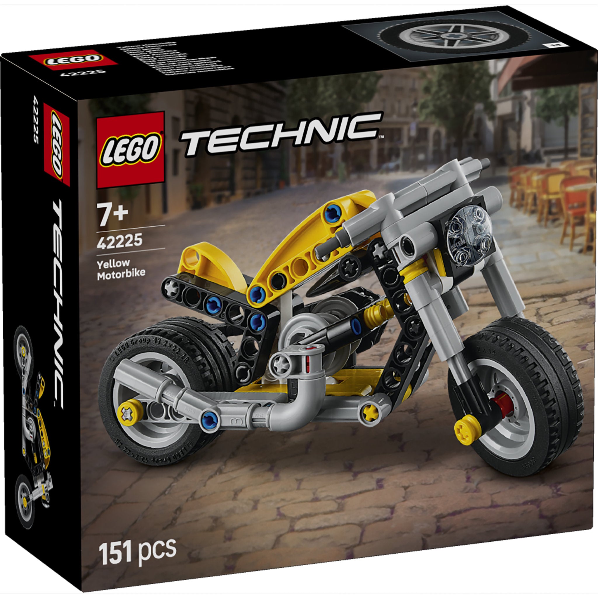LEGO 42225 Technic Yellow Motorcycle