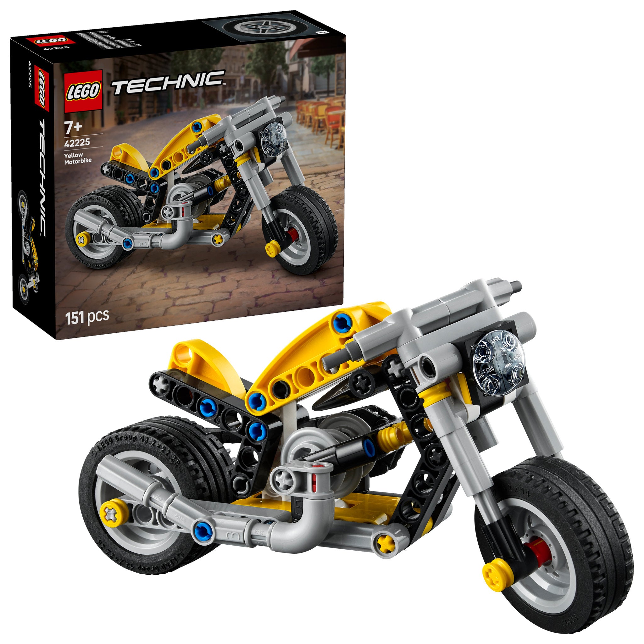 LEGO 42225 Technic Yellow Motorcycle