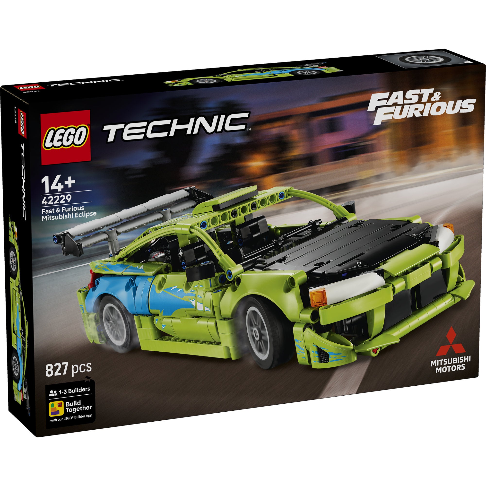 LEGO 42229 Technic Fast and Furious Mitsubishi Eclipse Car