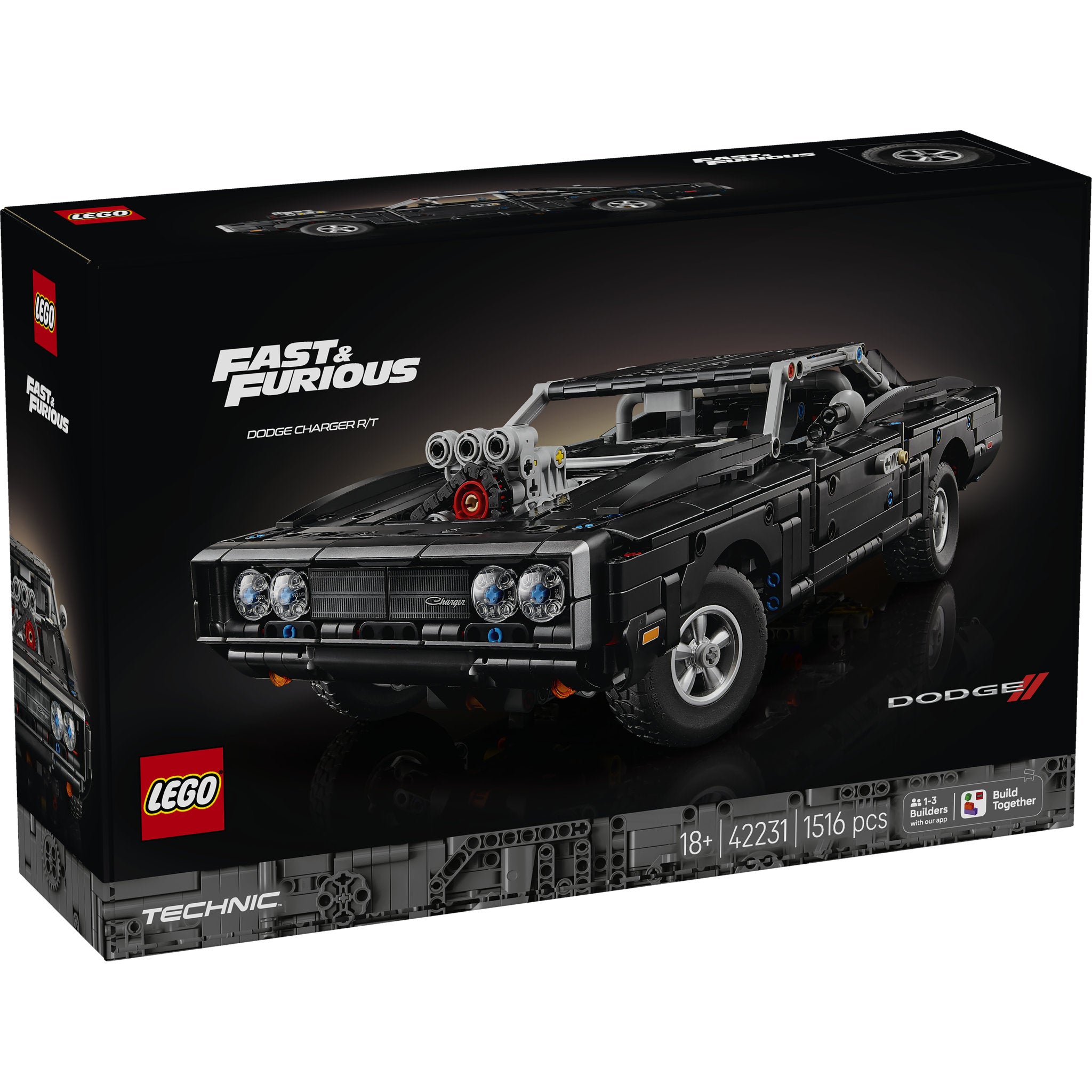 LEGO 42231 Technic Fast And Furious Dodge Charger R/T Car