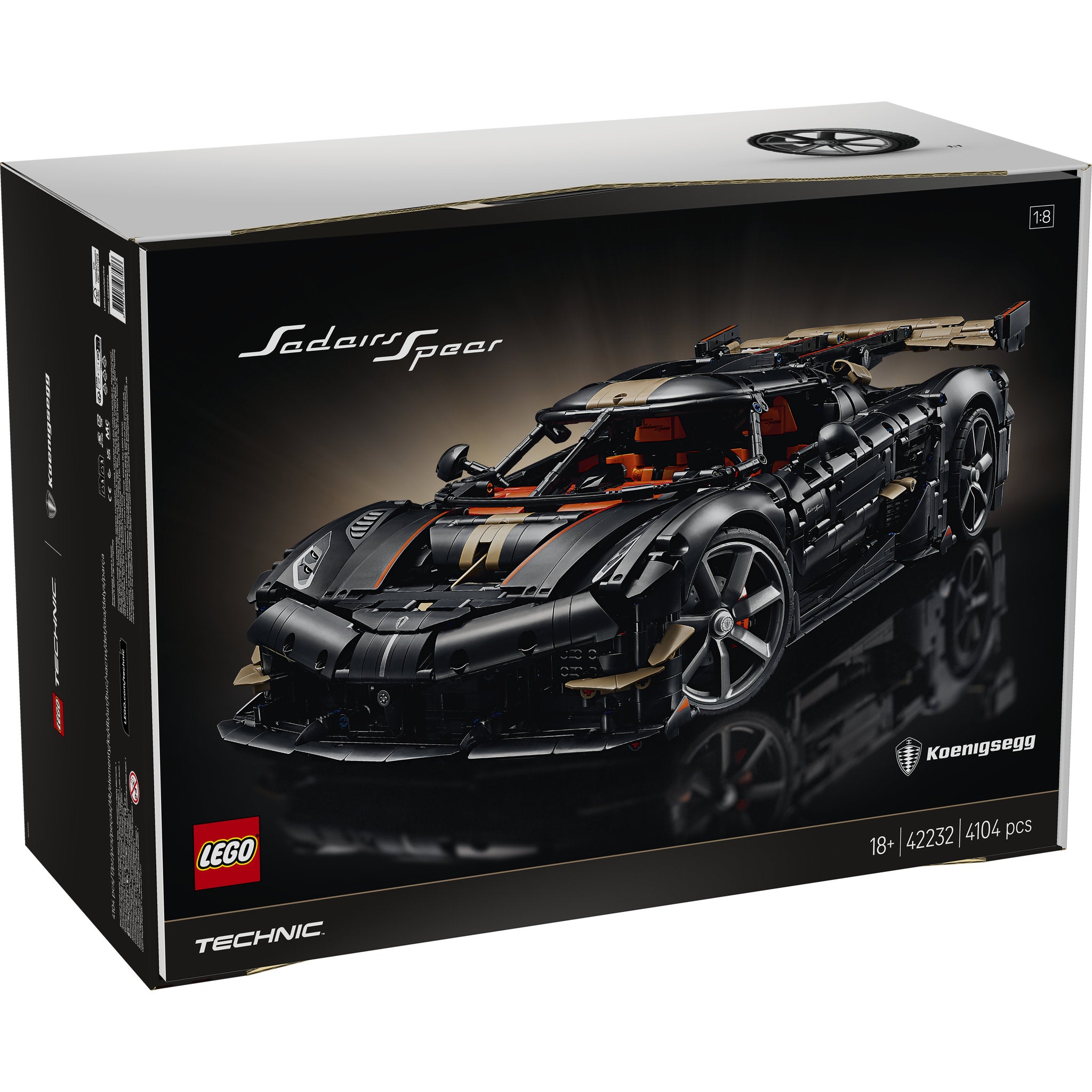 LEGO 42232 Technic Koenigsegg Sadair's Spear Megacar