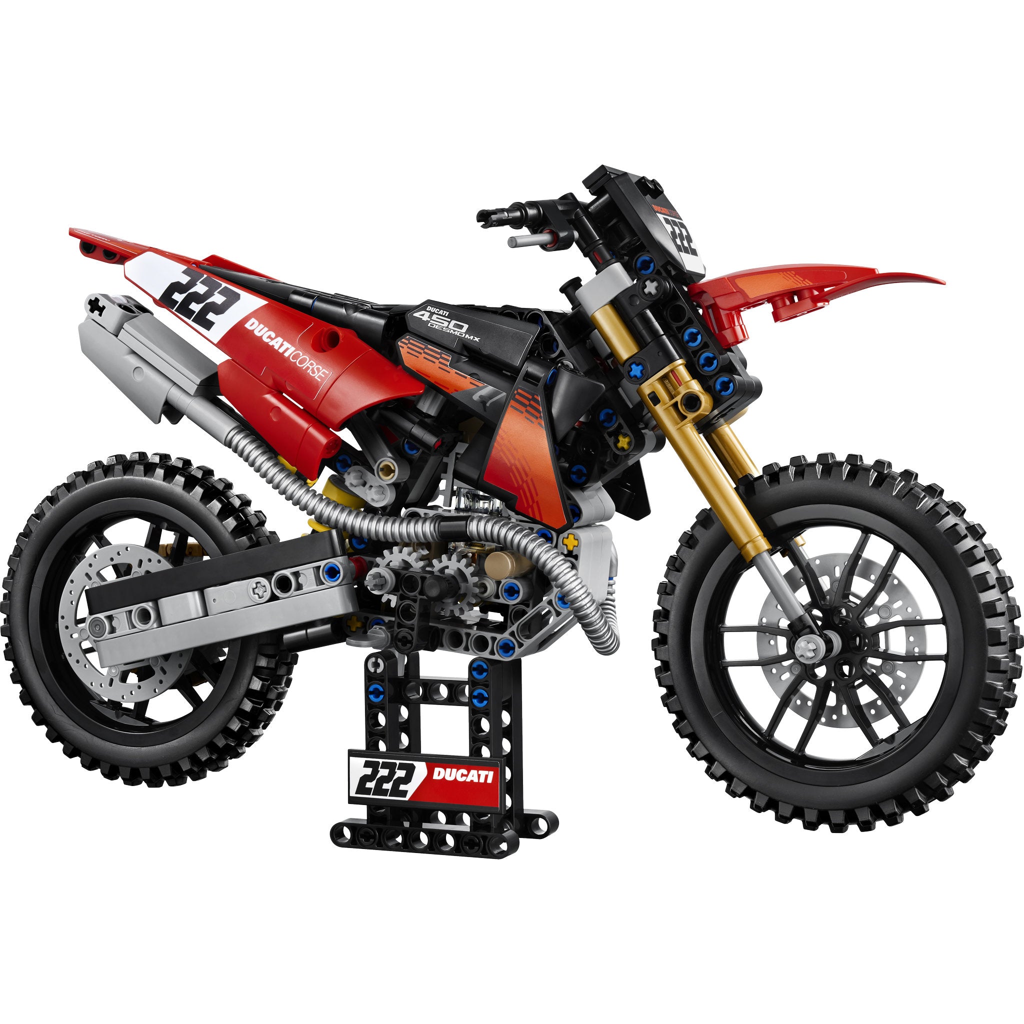 LEGO 42238 Technic Ducati Desmo450 MX Factory Motorcycle