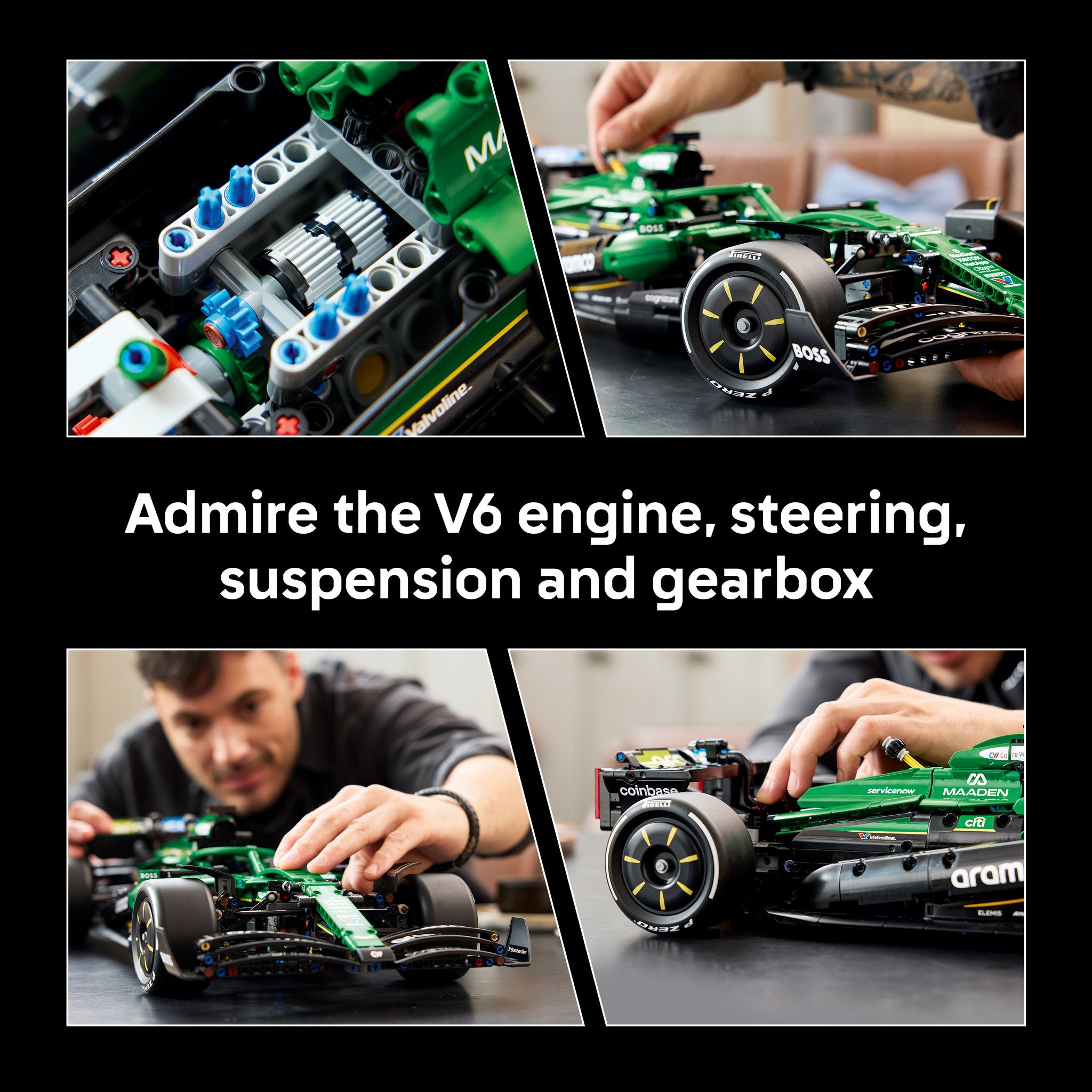 LEGO 42240 Technic Aston Martin Aramco AMR25 F1® Car