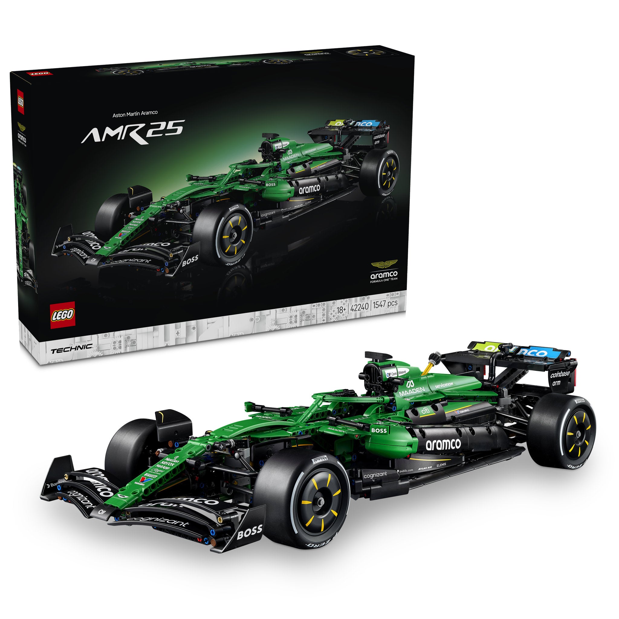 LEGO 42240 Technic Aston Martin Aramco AMR25 F1® Car