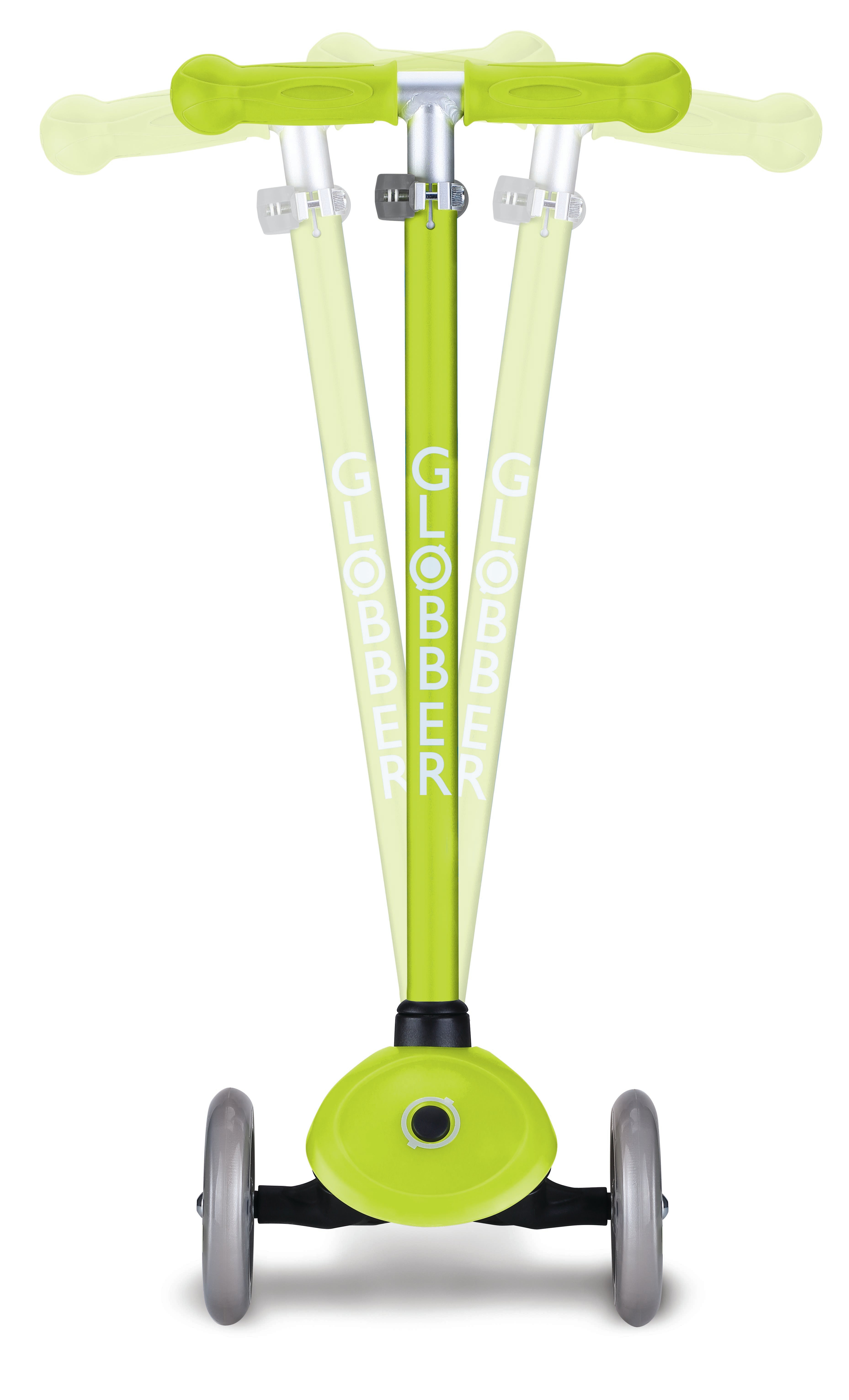 Globber Primo Foldable With Lights Scooter - Lime Green