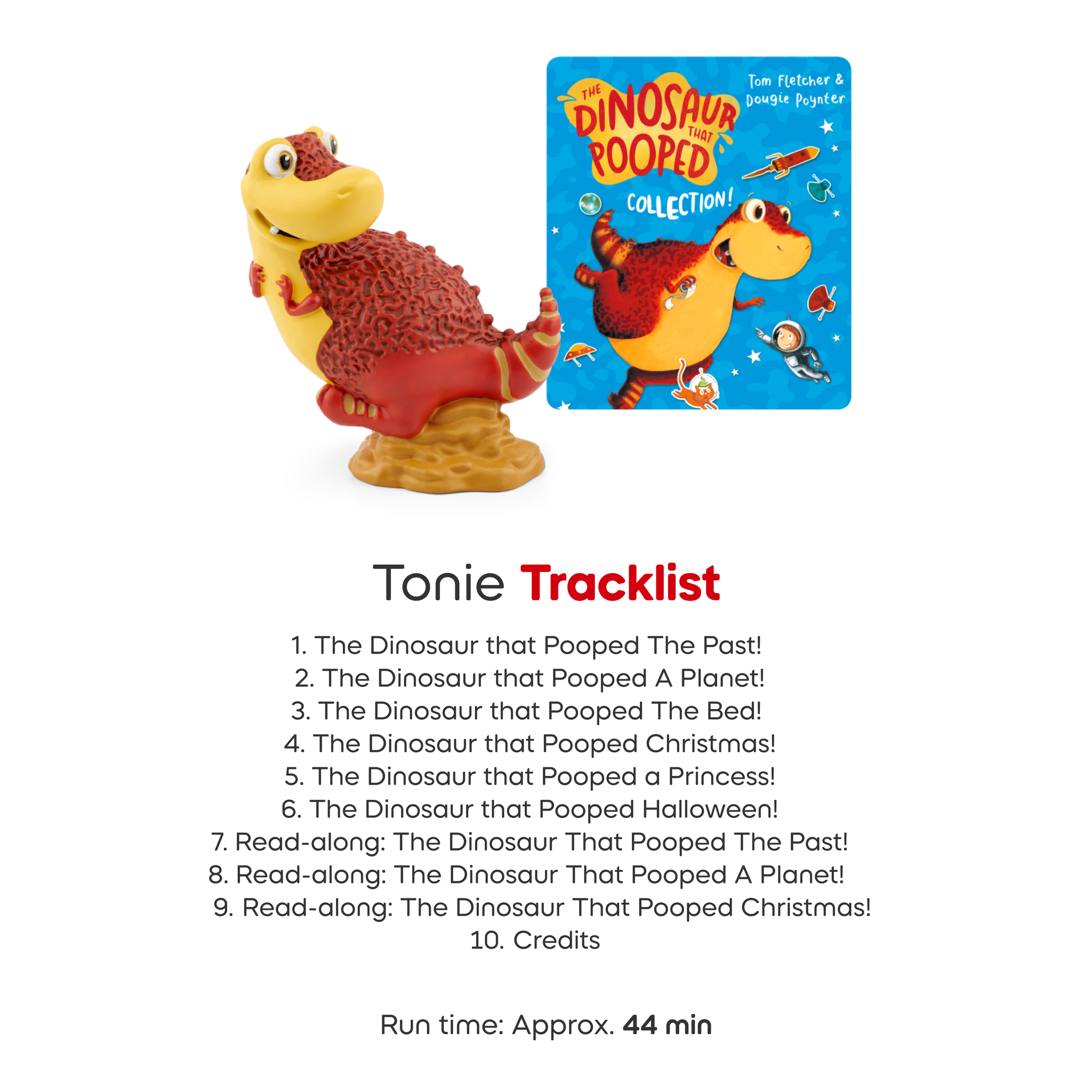 Tonies Audio Character - The Dinosaur That Pooped Collection