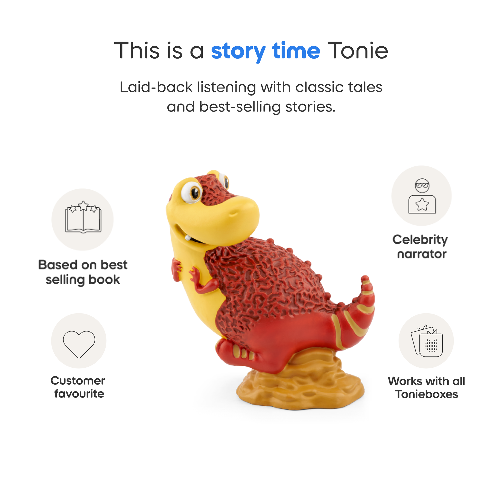 Tonies Audio Character - The Dinosaur That Pooped Collection