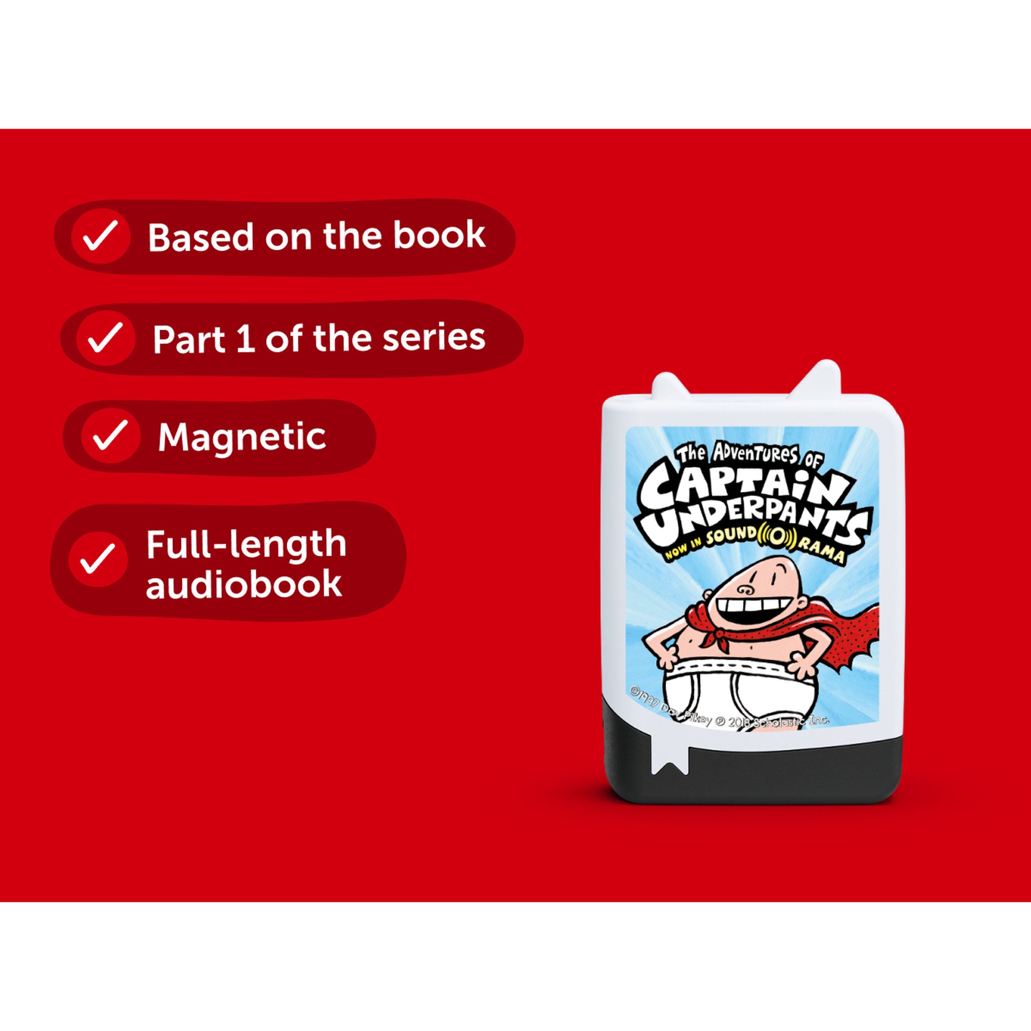 Tonies Book - The Adventures Of Captain Underpants