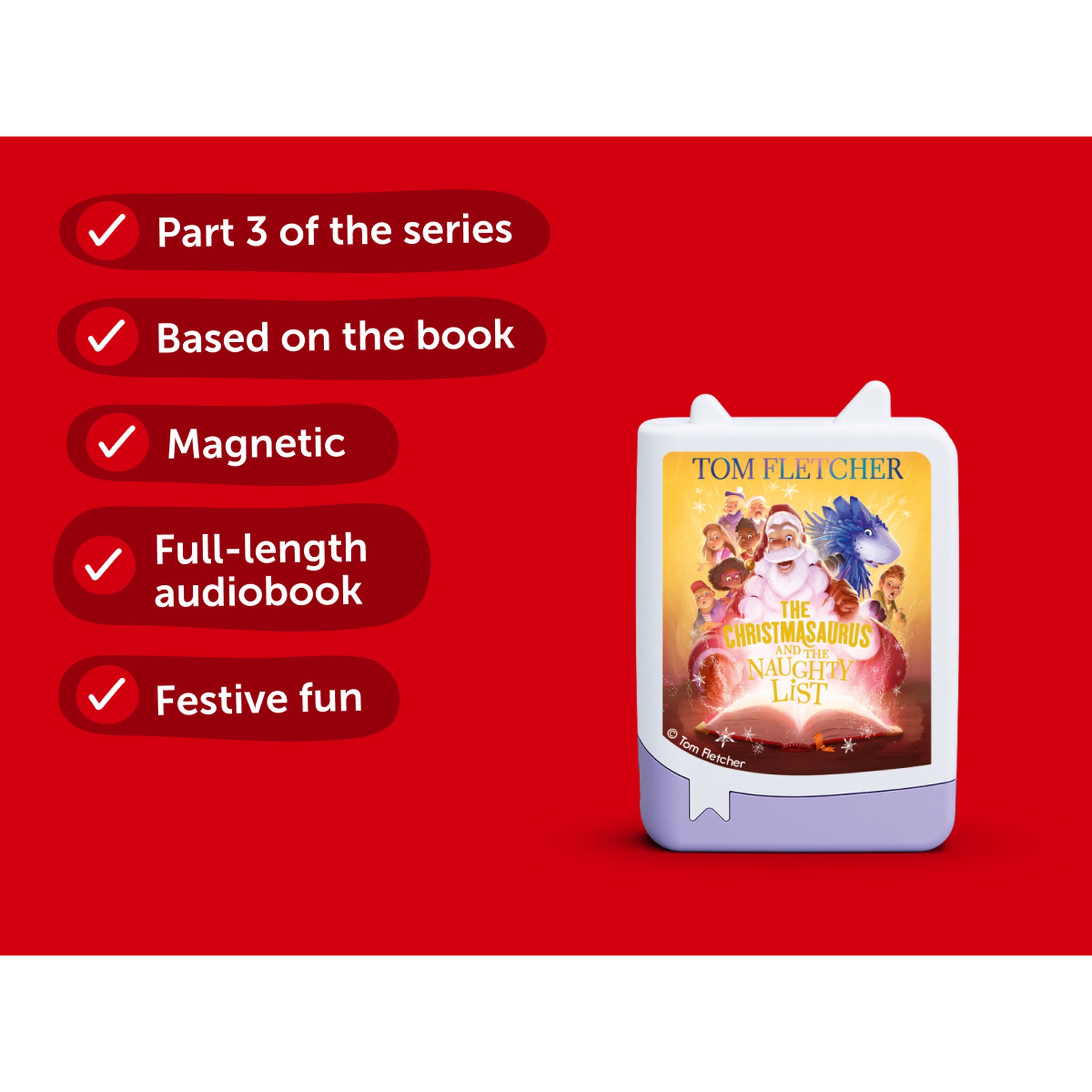 Tonies Book - Tom Fletcher The Christmasurus And The Naughty List