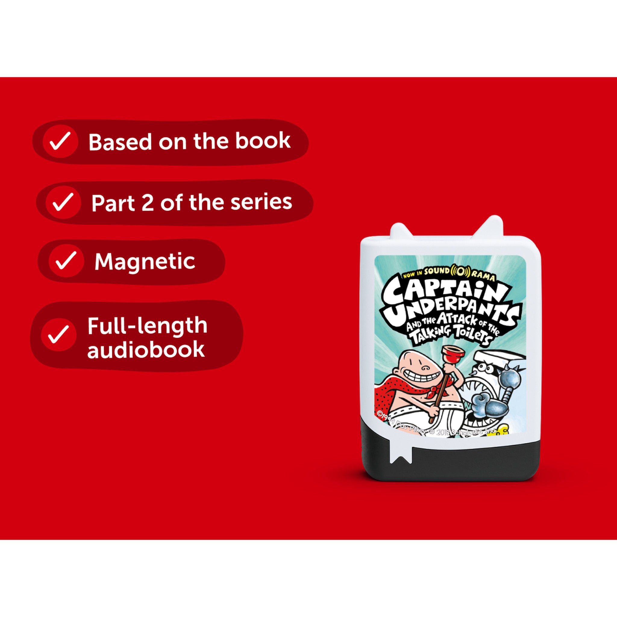 Tonies Book - Captain Underpants And The Attack Of The Talking Toliets