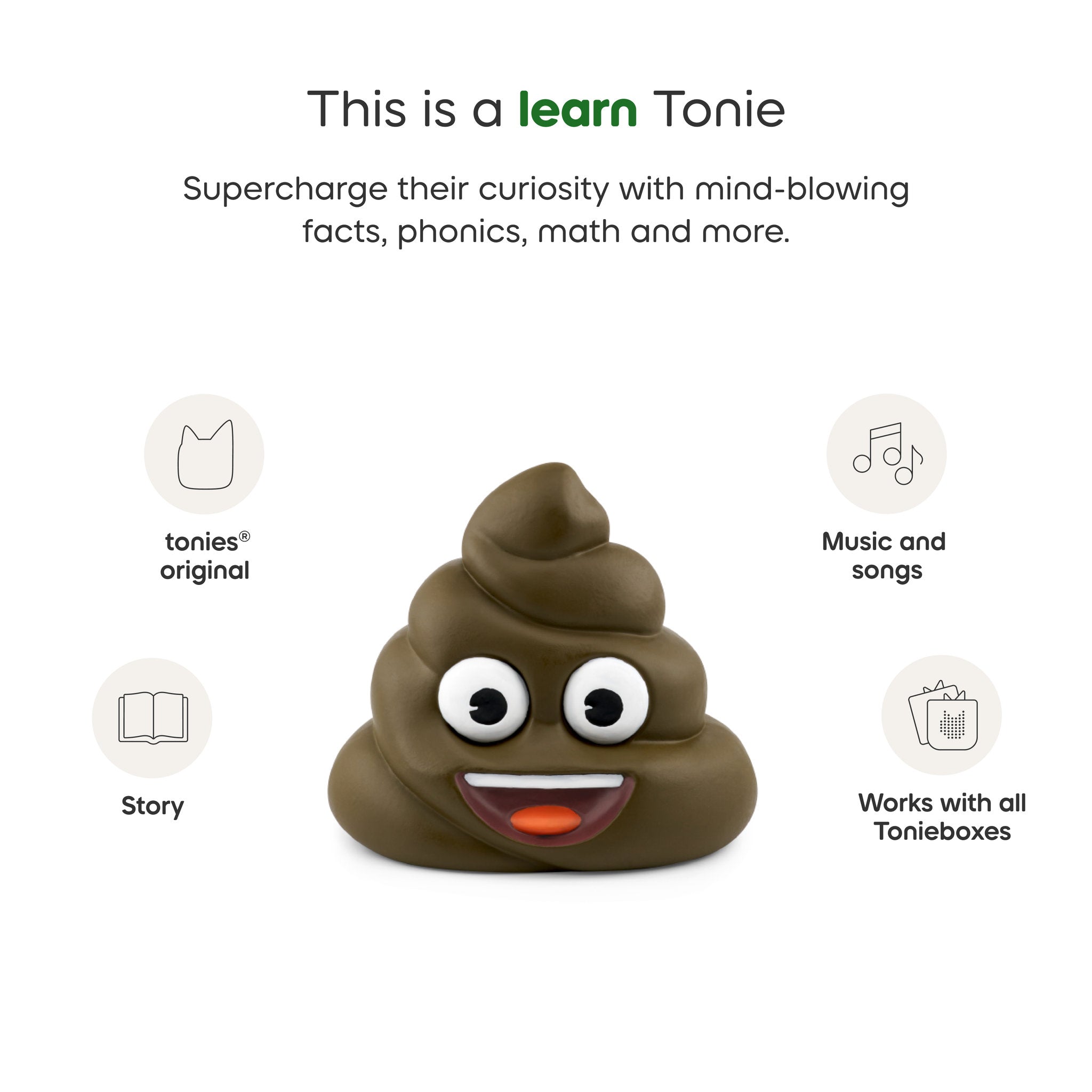 Tonies Audio Character - Potty Training Poo Emoji