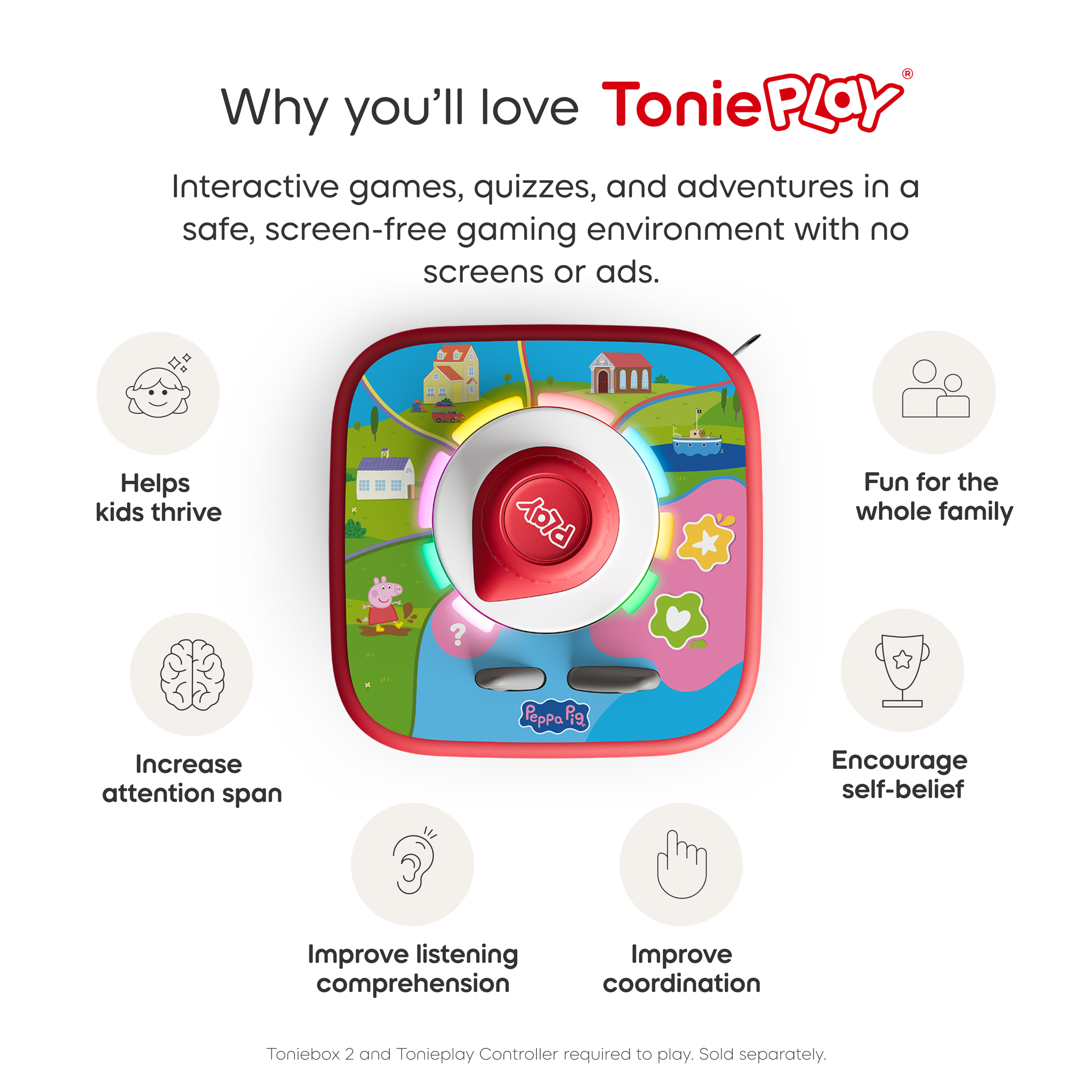 Tonies Tonieplay - Peppa Pig: Playdate with Peppa