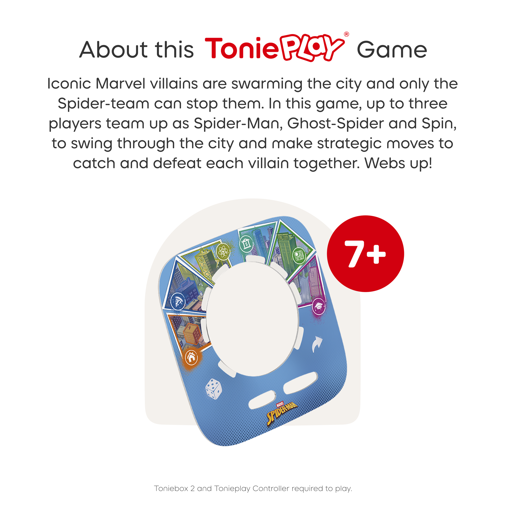 Tonies Tonieplay - Marvel Spiderman: Neighbourhood Heros