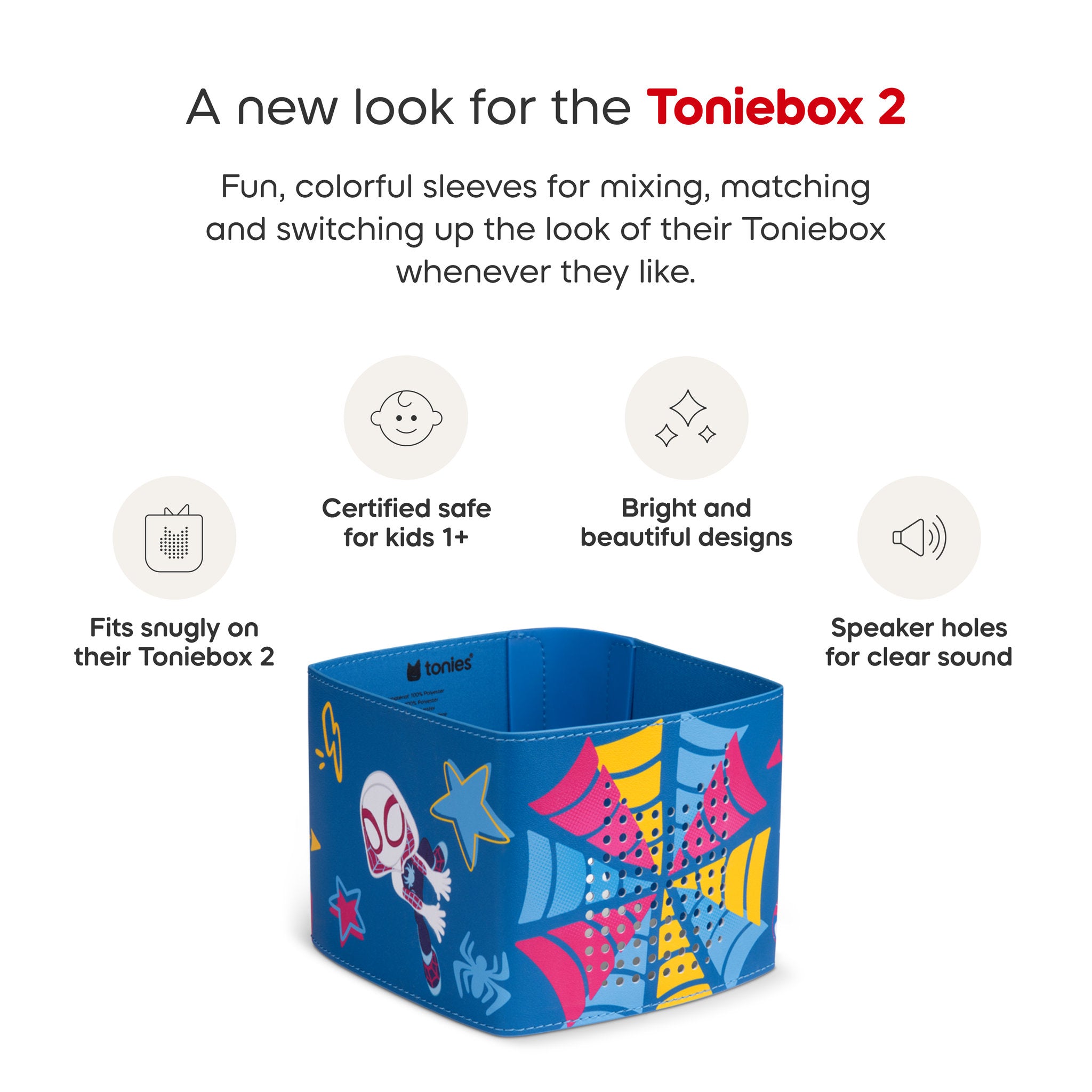 Tonies Toniebox 2 Sleeve - Marvel Spidey